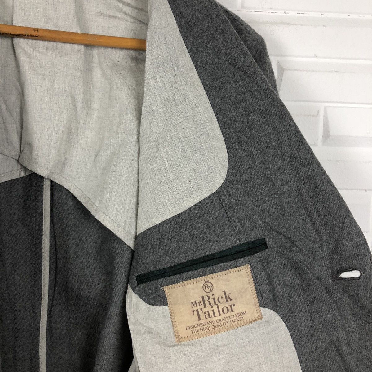 Vintage MR RICK TAILOR HANDMADE JACKET MADE IN ITALY Size US M / EU 48-50 / 2 - 10 Thumbnail