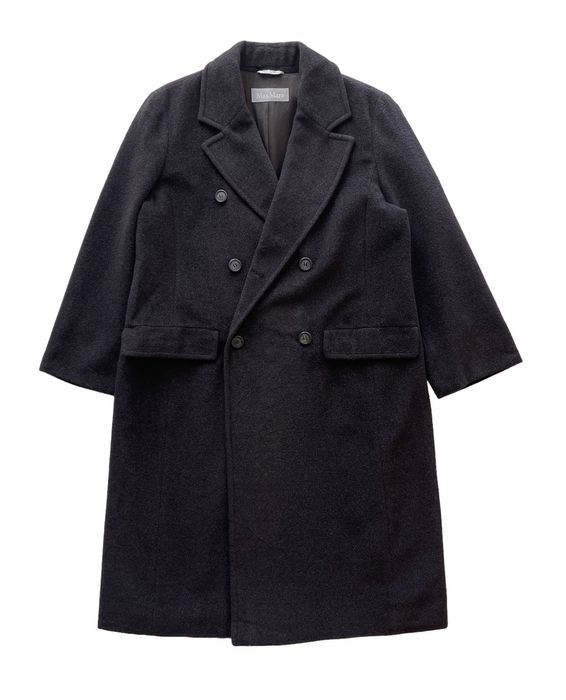 Designer MaxMara Wool Cashmere Double Breast Overcoat | Grailed