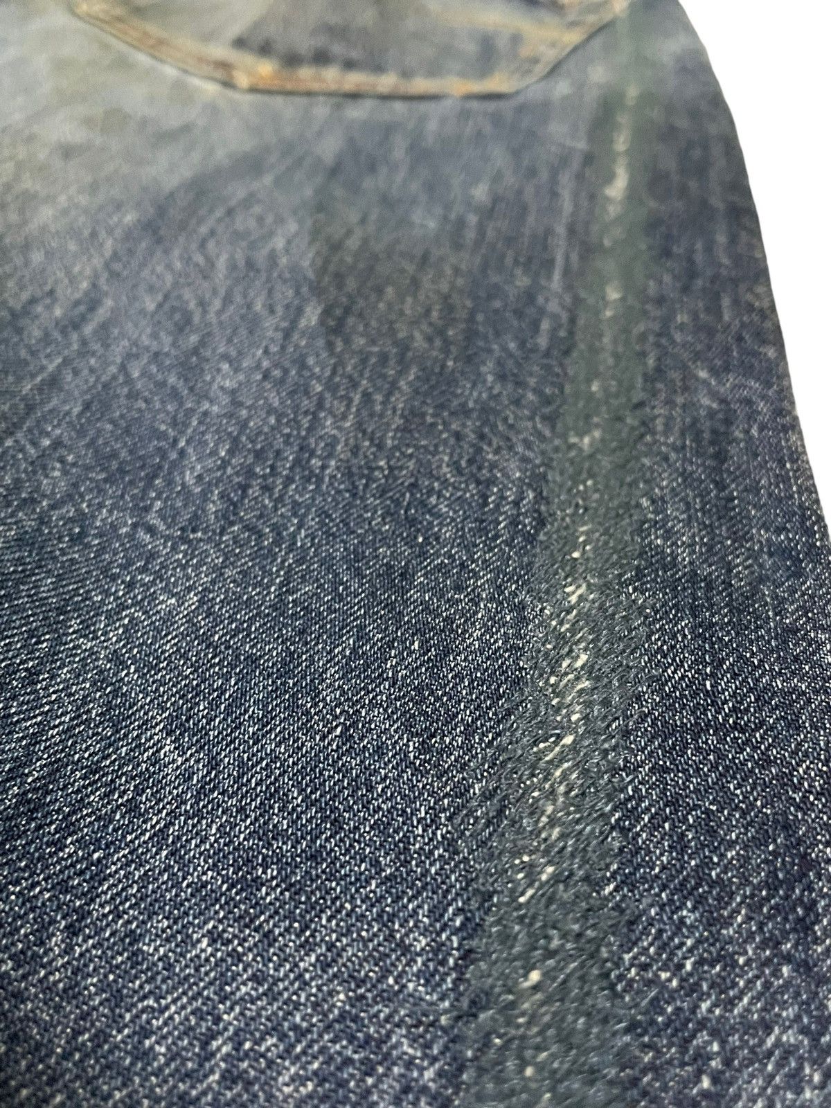 Vintage 2001 Levis Lot 501 XX E Selvedge Distresed Denim