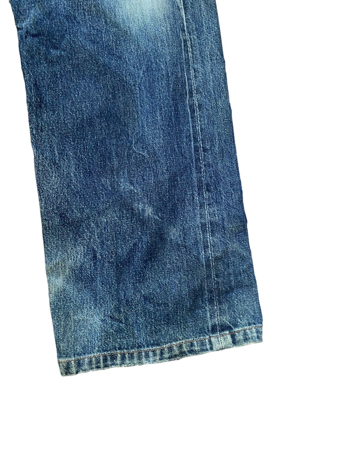 Vintage 2001 Levis Lot 501 XX E Selvedge Distresed Denim