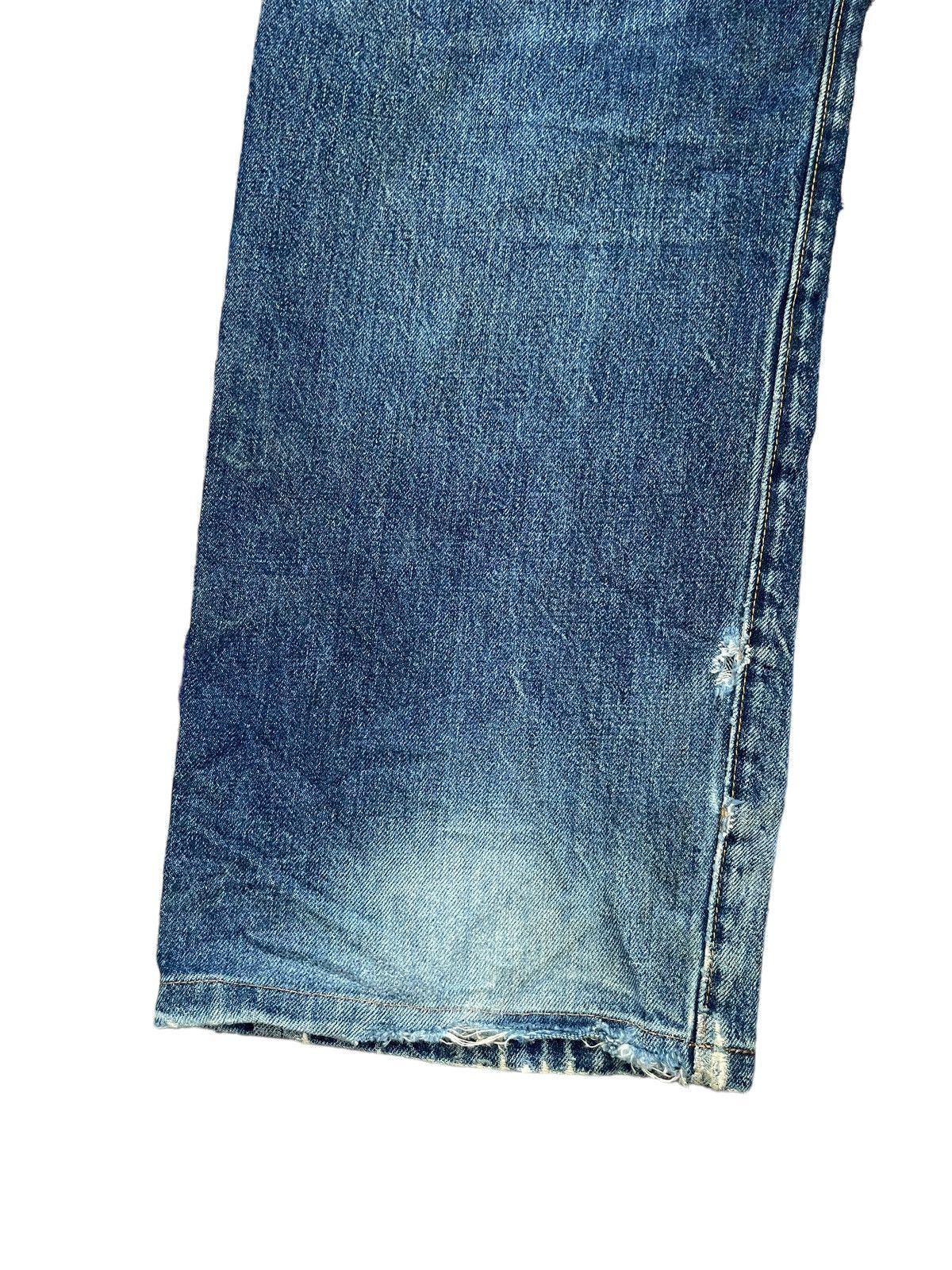 Vintage 2001 Levis Lot 501 XX E Selvedge Distresed Denim