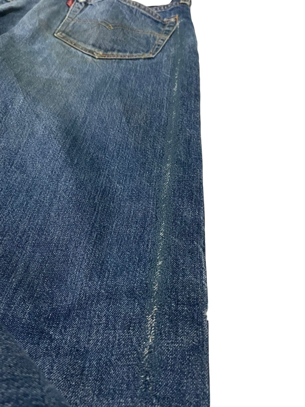 Vintage 2001 Levis Lot 501 XX E Selvedge Distresed Denim