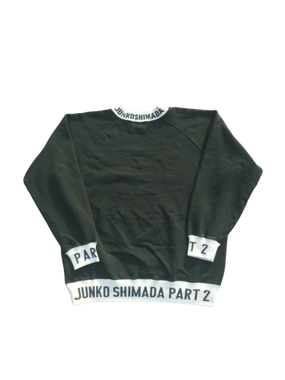 Junko Shimada Vintage Junko Shimada Pt 2 ribbed spellout sweatshirt Size US S / EU 44-46 / 1 - 2 Thumbnail