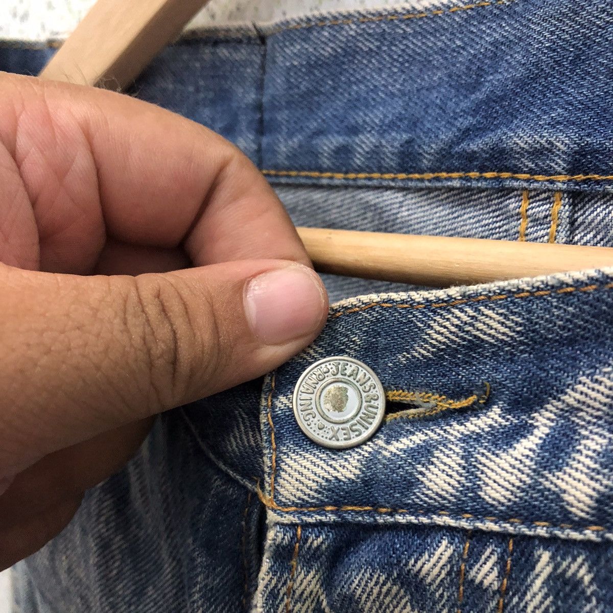Japanese Brand SELVEDGE DISTRESSED DENIM JEANS JAPANESE BRAND Size US 32 / EU 48 - 9 Thumbnail