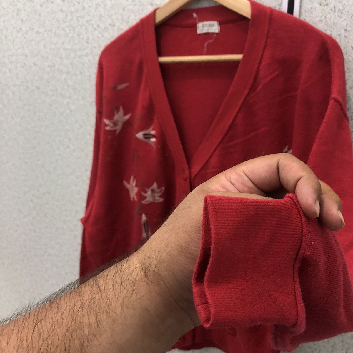 Japanese Brand VINTAGE CARDIGAN NISHIDE EMBROIDERED DESIGN JAPANESE BRAND Size US M / EU 48-50 / 2 - 6 Thumbnail