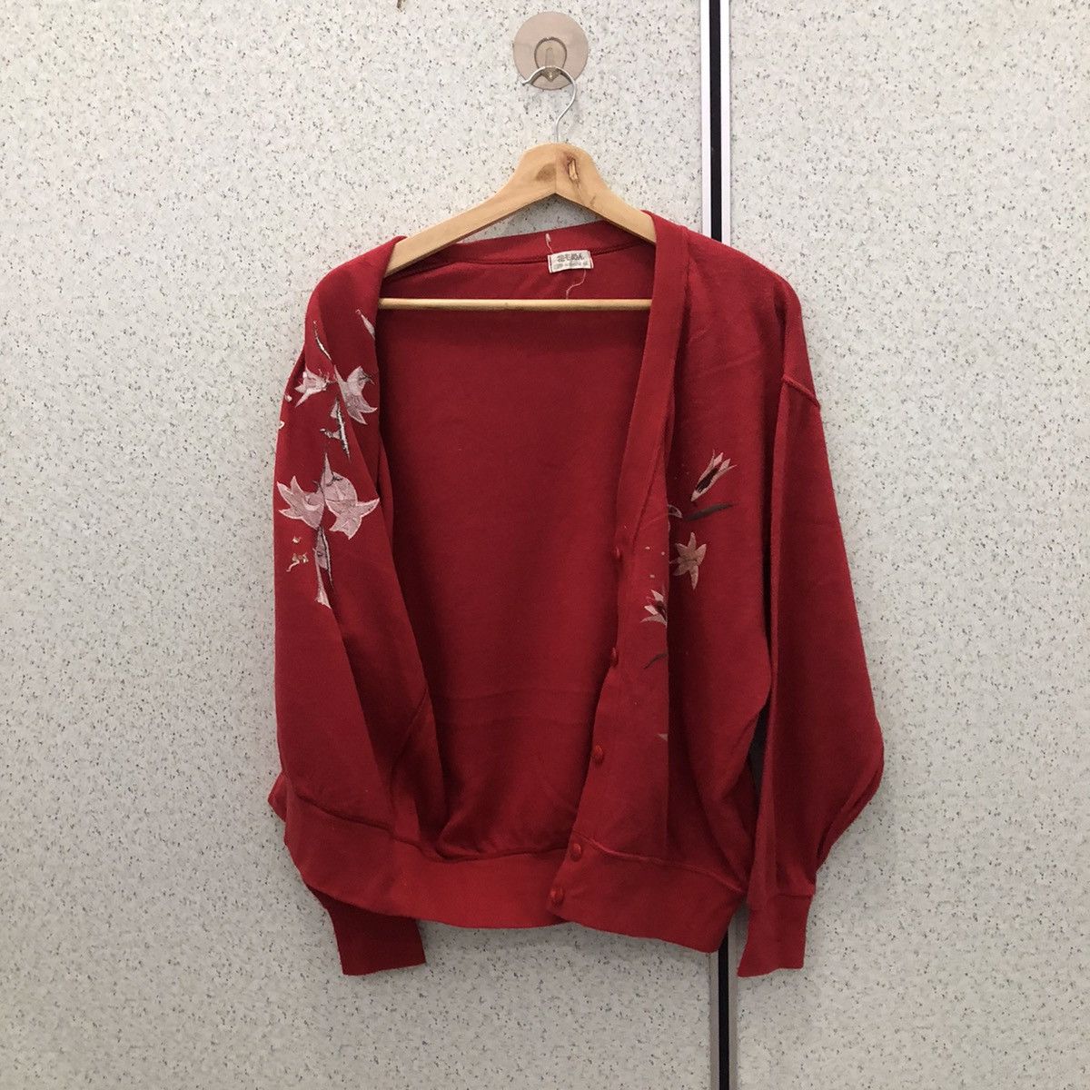 Japanese Brand VINTAGE CARDIGAN NISHIDE EMBROIDERED DESIGN JAPANESE BRAND Size US M / EU 48-50 / 2 - 8 Thumbnail