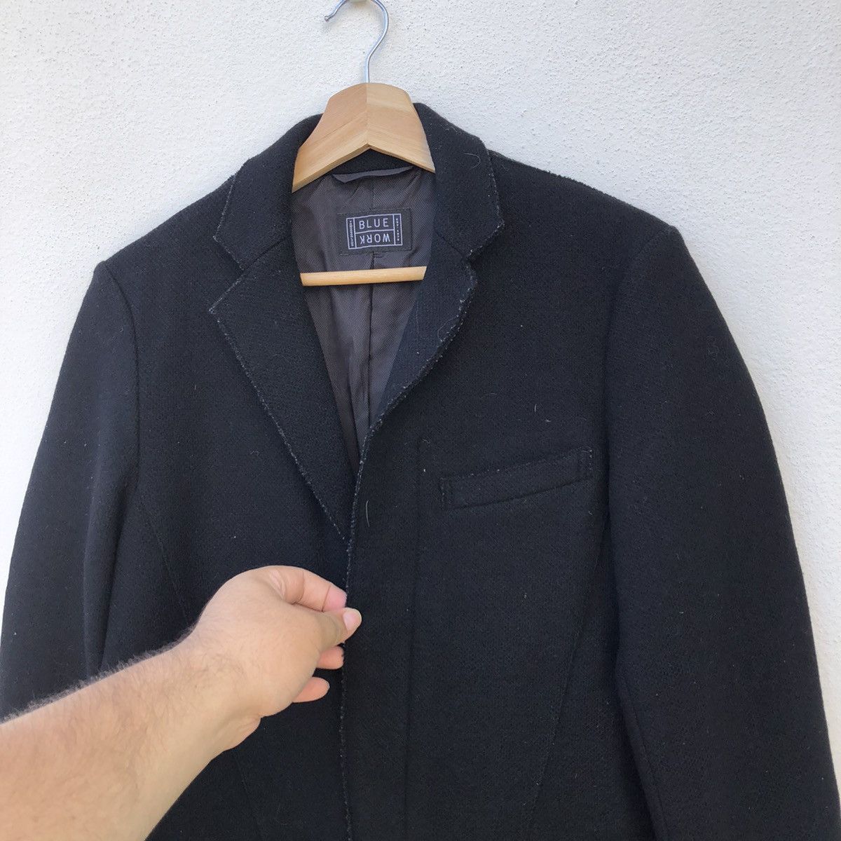 Japanese Brand PATCH WORK DESIGN LONG JACKET BLUE WORK MADE IN JAPAN Size US S / EU 44-46 / 1 - 3 Thumbnail