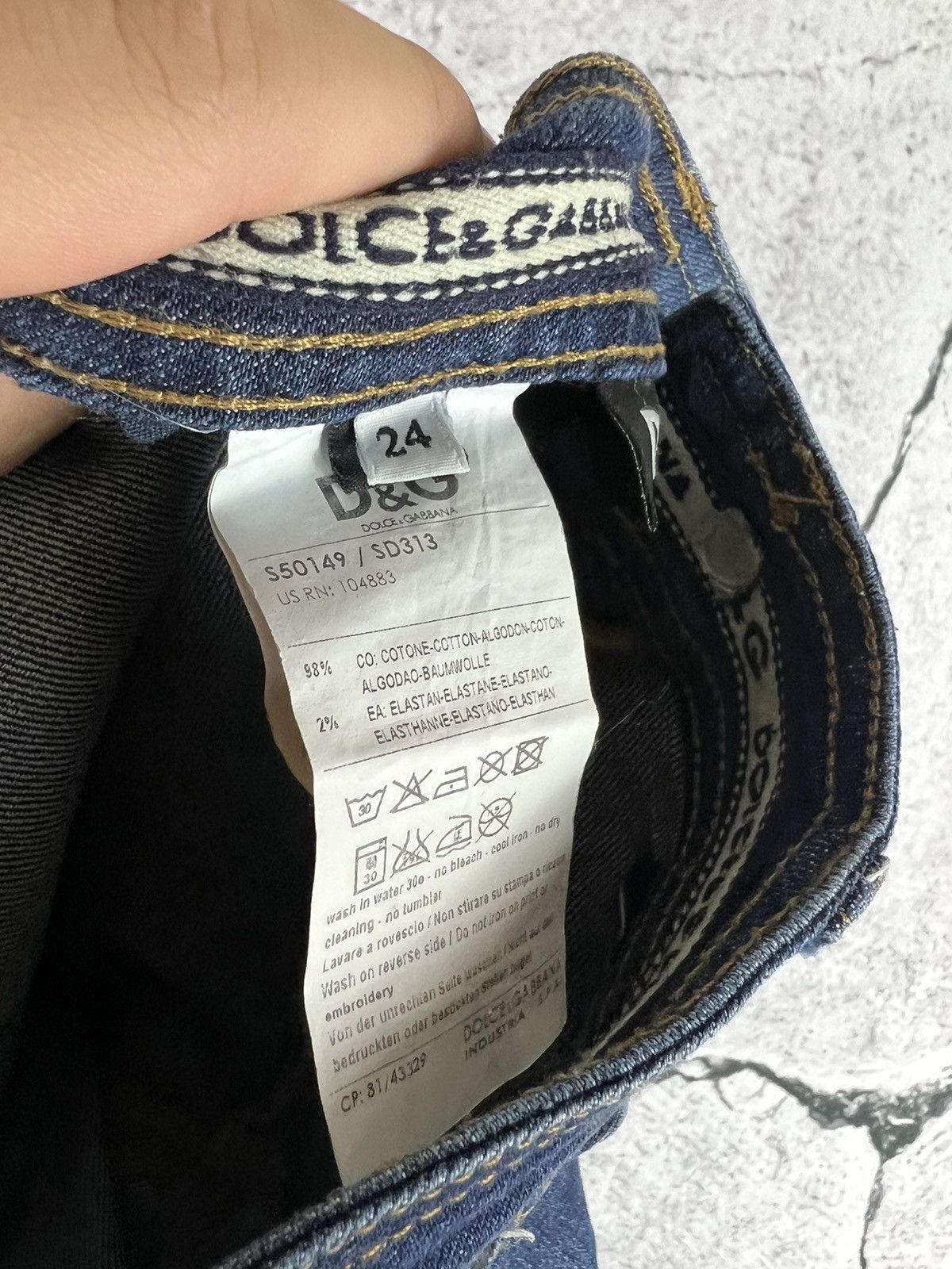 Dolce & Gabbana Dolce & Gabbana denim pants Size 24" / US 00 / IT 34 - 6 Thumbnail