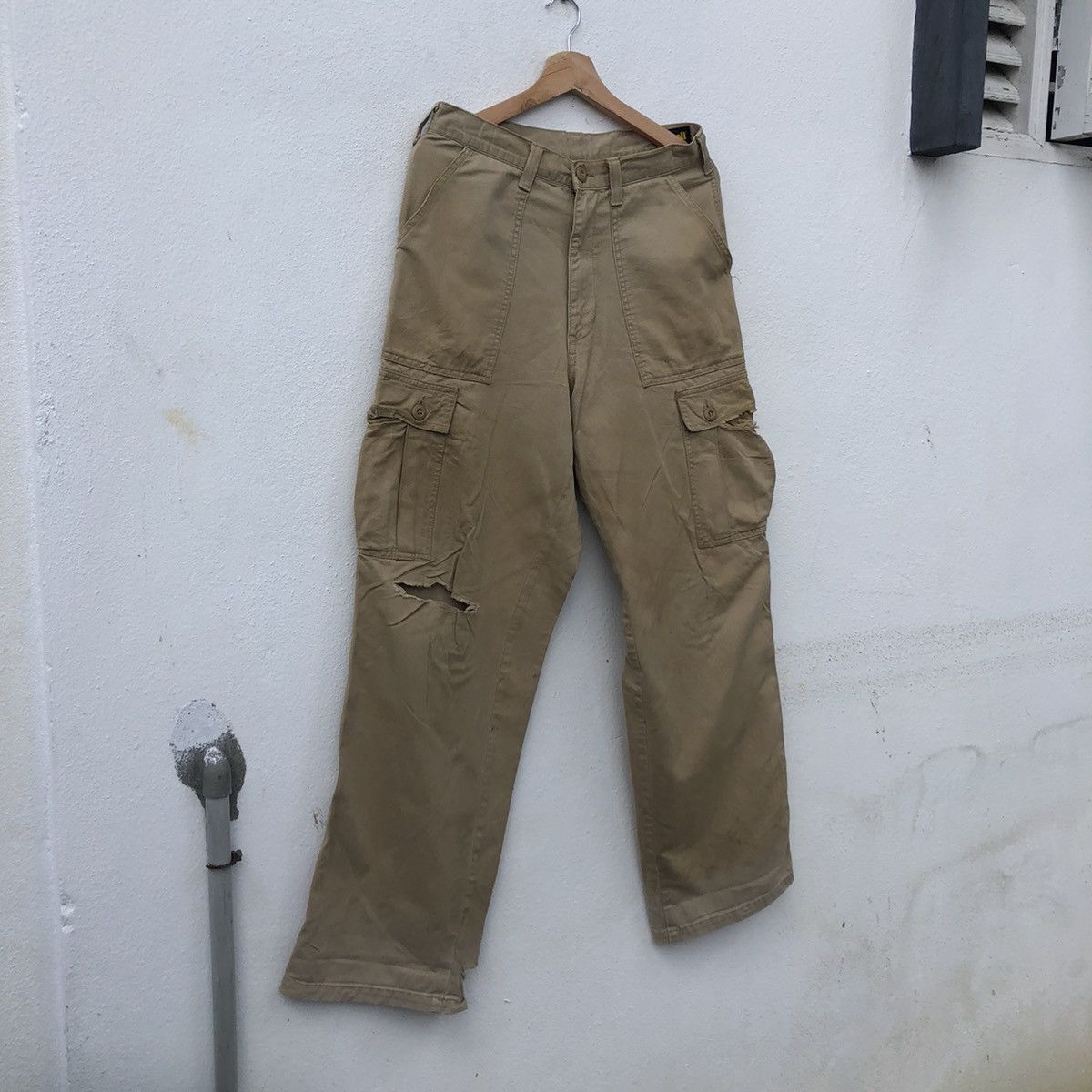 Schott × Vintage VINTAGE SCHOTT MULTI POCKET CARGO PANTS Size US 30 / EU 46 - 2 Thumbnail