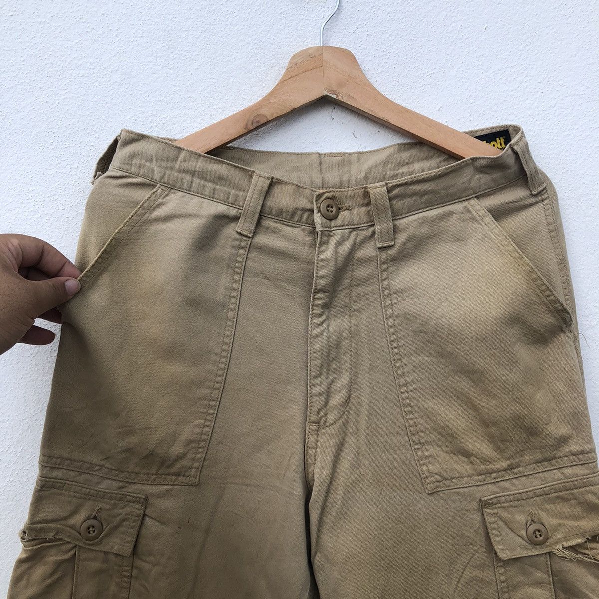 Schott × Vintage VINTAGE SCHOTT MULTI POCKET CARGO PANTS Size US 30 / EU 46 - 4 Thumbnail
