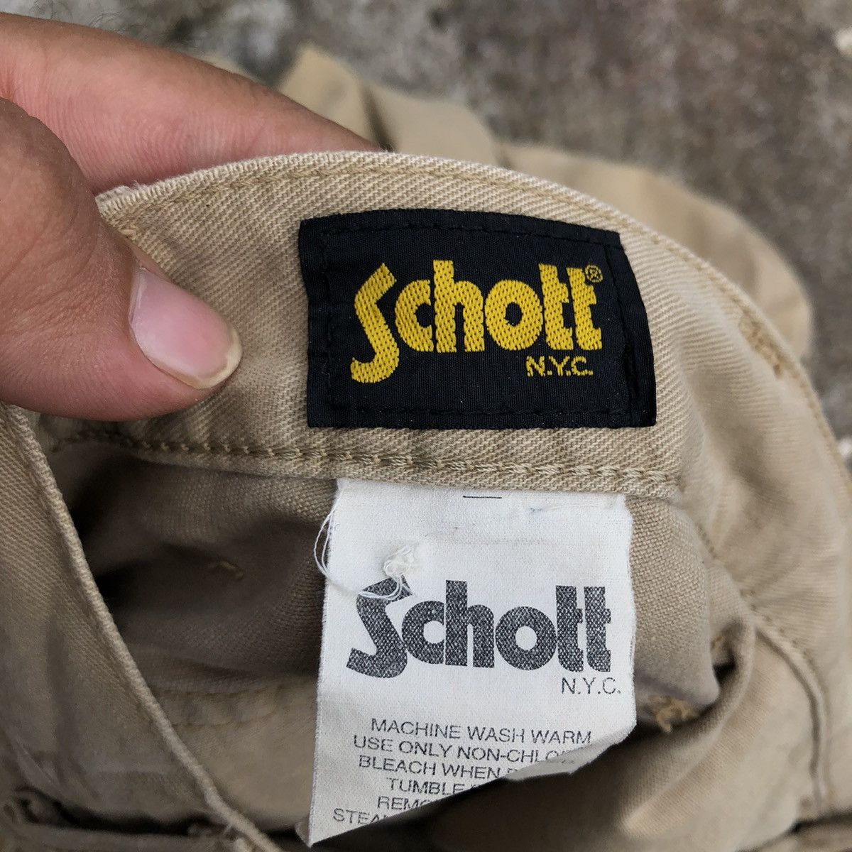 Schott × Vintage VINTAGE SCHOTT MULTI POCKET CARGO PANTS Size US 30 / EU 46 - 14 Thumbnail