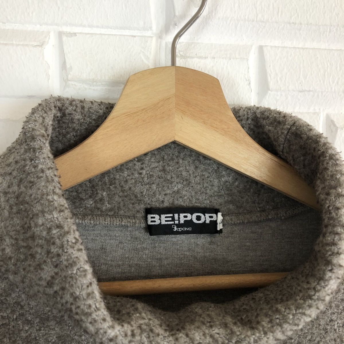 Japanese Brand BE!POP SWEATSHIRT LONG SLEEVE RARE DESIGN HIGH COLLAR Size US L / EU 52-54 / 3 - 9 Thumbnail