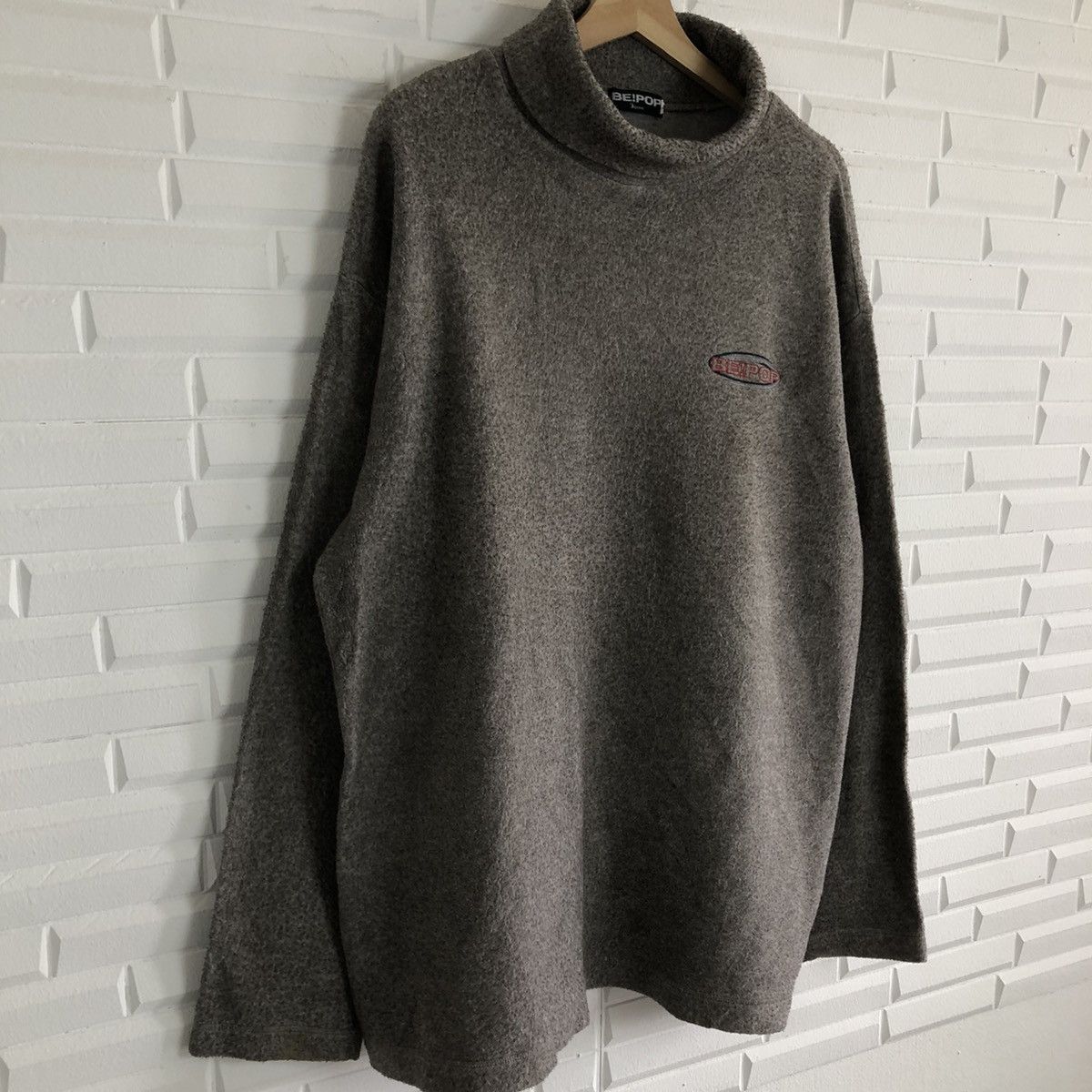Japanese Brand BE!POP SWEATSHIRT LONG SLEEVE RARE DESIGN HIGH COLLAR Size US L / EU 52-54 / 3 - 2 Thumbnail