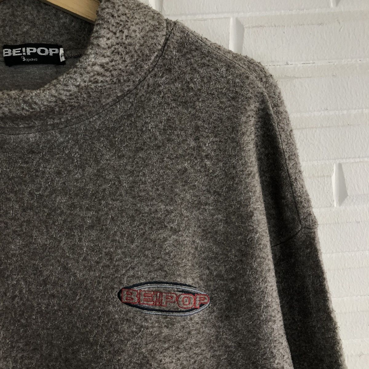 Japanese Brand BE!POP SWEATSHIRT LONG SLEEVE RARE DESIGN HIGH COLLAR Size US L / EU 52-54 / 3 - 3 Thumbnail
