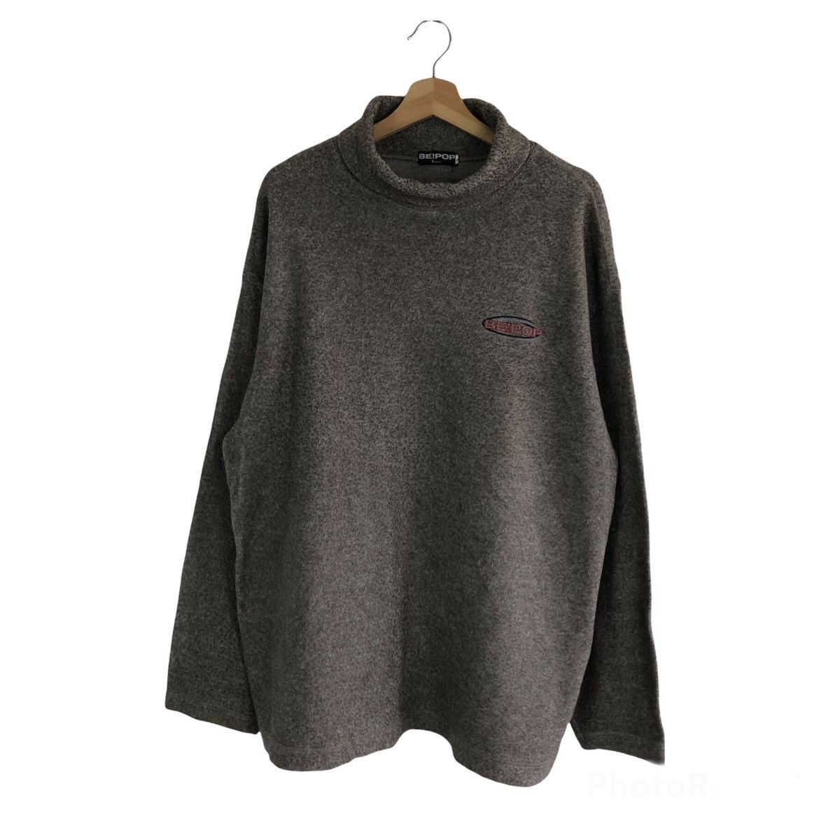 Japanese Brand BE!POP SWEATSHIRT LONG SLEEVE RARE DESIGN HIGH COLLAR Size US L / EU 52-54 / 3 - 1 Thumbnail