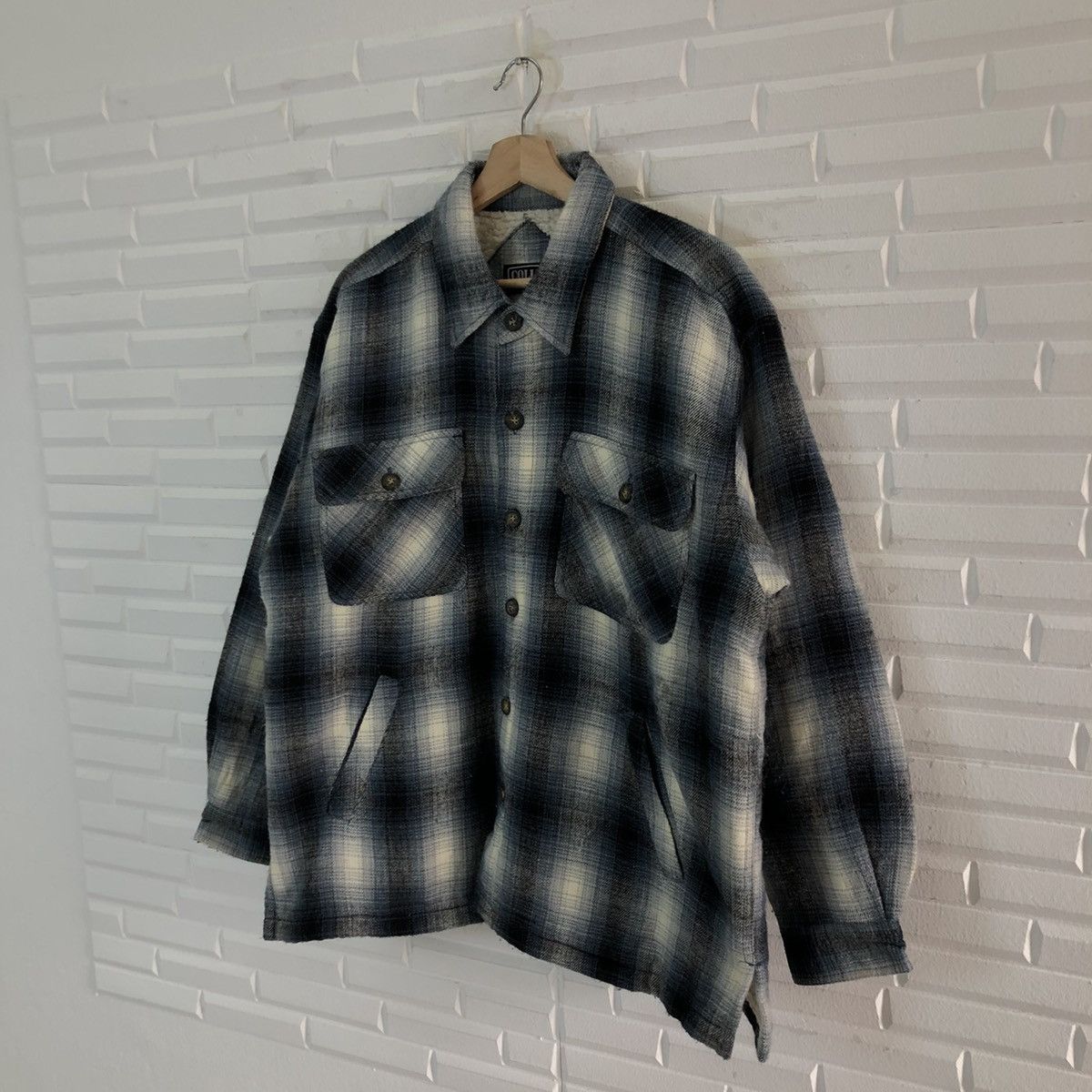Flannel VINTAGE COLLINS JAPAN FLANNEL JACKET TARTAN DESIGN Size US L / EU 52-54 / 3 - 2 Thumbnail