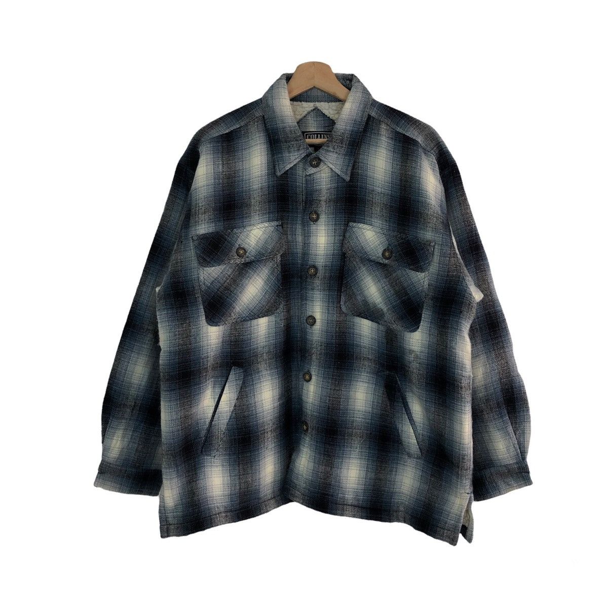 Flannel VINTAGE COLLINS JAPAN FLANNEL JACKET TARTAN DESIGN Size US L / EU 52-54 / 3 - 1 Thumbnail