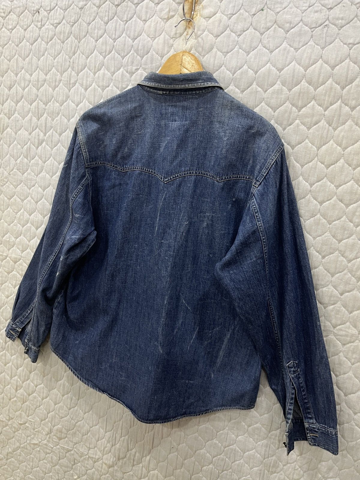 Levi's (Vvv). VINTAGE LEVIS RED TOP WOVEN TOPS DENIM SHIRTS Size US L / EU 52-54 / 3 - 9 Thumbnail
