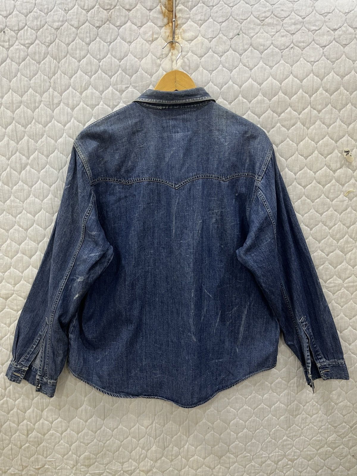 Levi's (Vvv). VINTAGE LEVIS RED TOP WOVEN TOPS DENIM SHIRTS Size US L / EU 52-54 / 3 - 8 Thumbnail