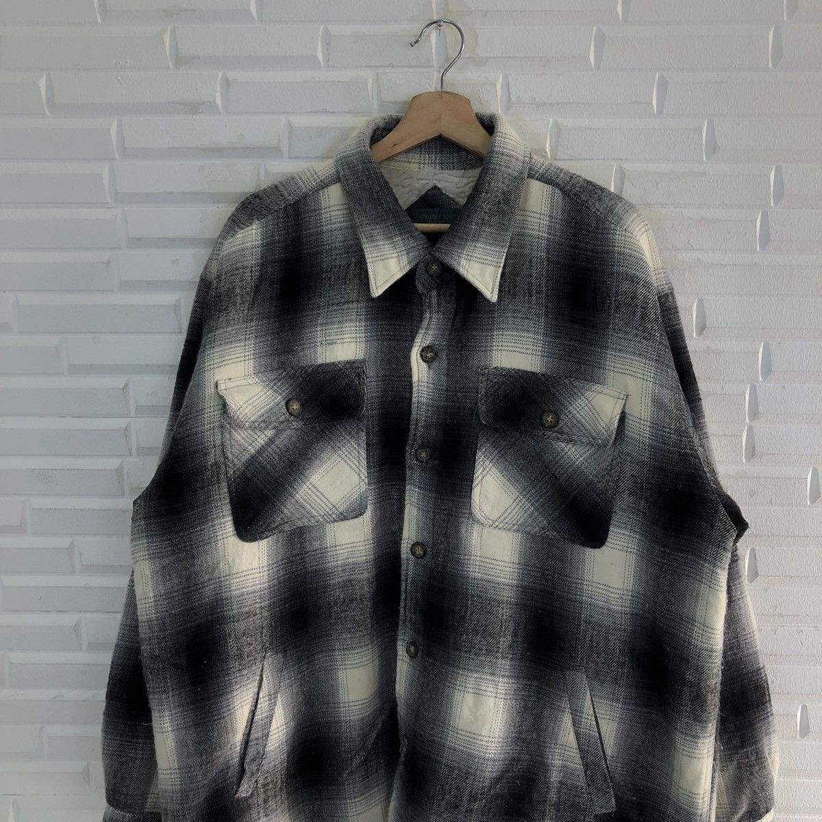 Flannel VINTAGE FLANNEL JACKET BAYLEAF ATHLETE'S DEPT TARTAN DESIGN Size US XXL / EU 58 / 5 - 3 Thumbnail