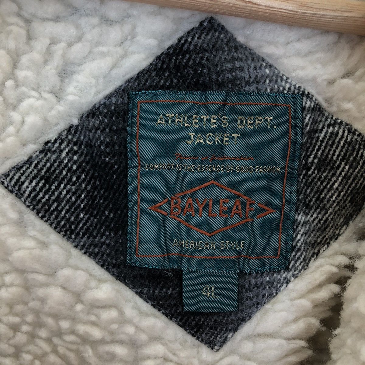 Flannel VINTAGE FLANNEL JACKET BAYLEAF ATHLETE'S DEPT TARTAN DESIGN Size US XXL / EU 58 / 5 - 10 Thumbnail