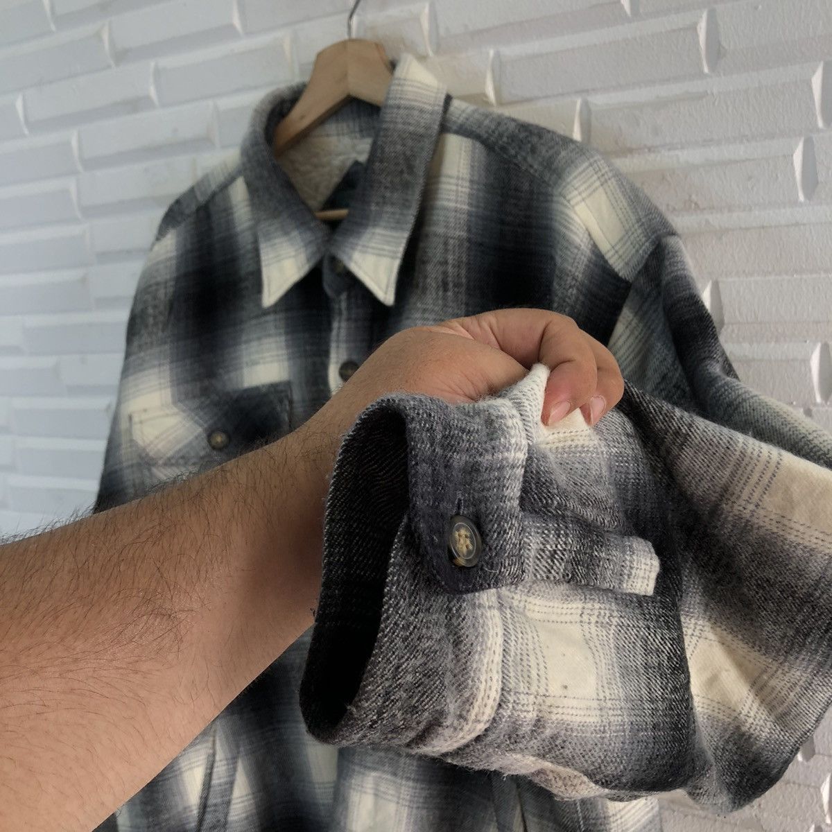Flannel VINTAGE FLANNEL JACKET BAYLEAF ATHLETE'S DEPT TARTAN DESIGN Size US XXL / EU 58 / 5 - 5 Thumbnail