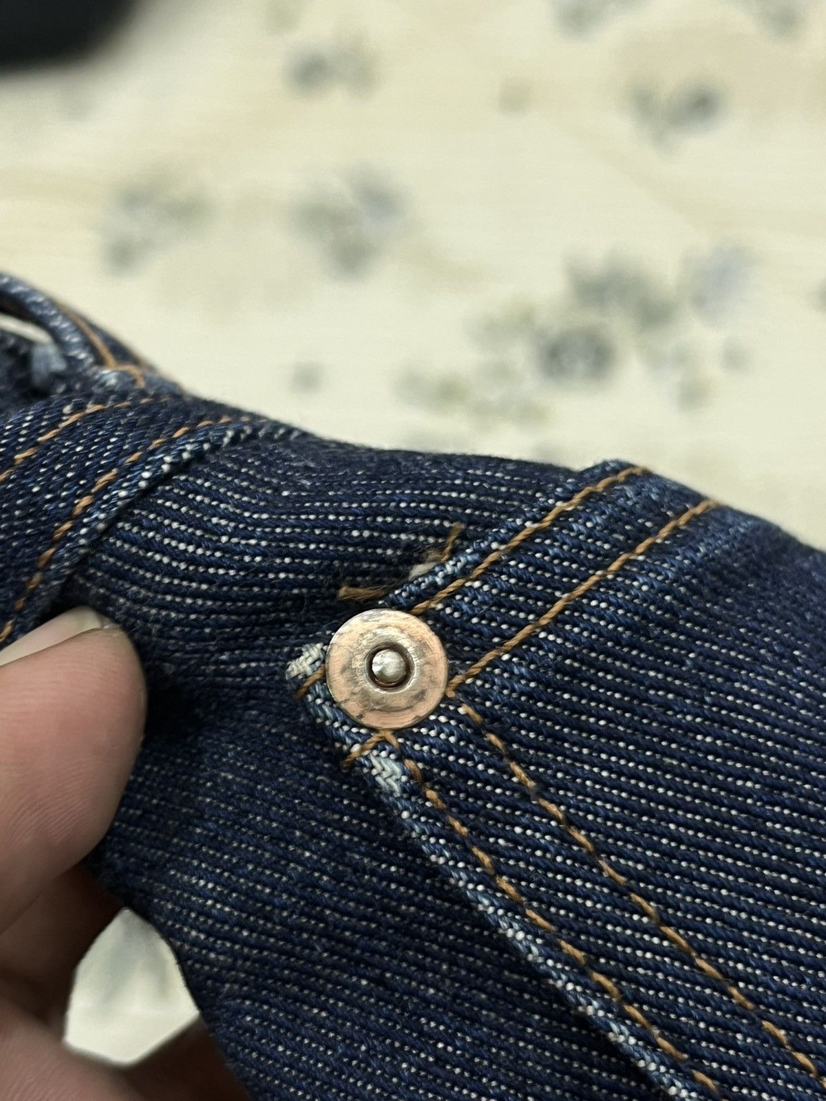 Japanese Brand (A123). SUPER LOVERS ROCK JAPANESE HYPEBEAST DENIM Size US 28 / EU 44 - 9 Thumbnail