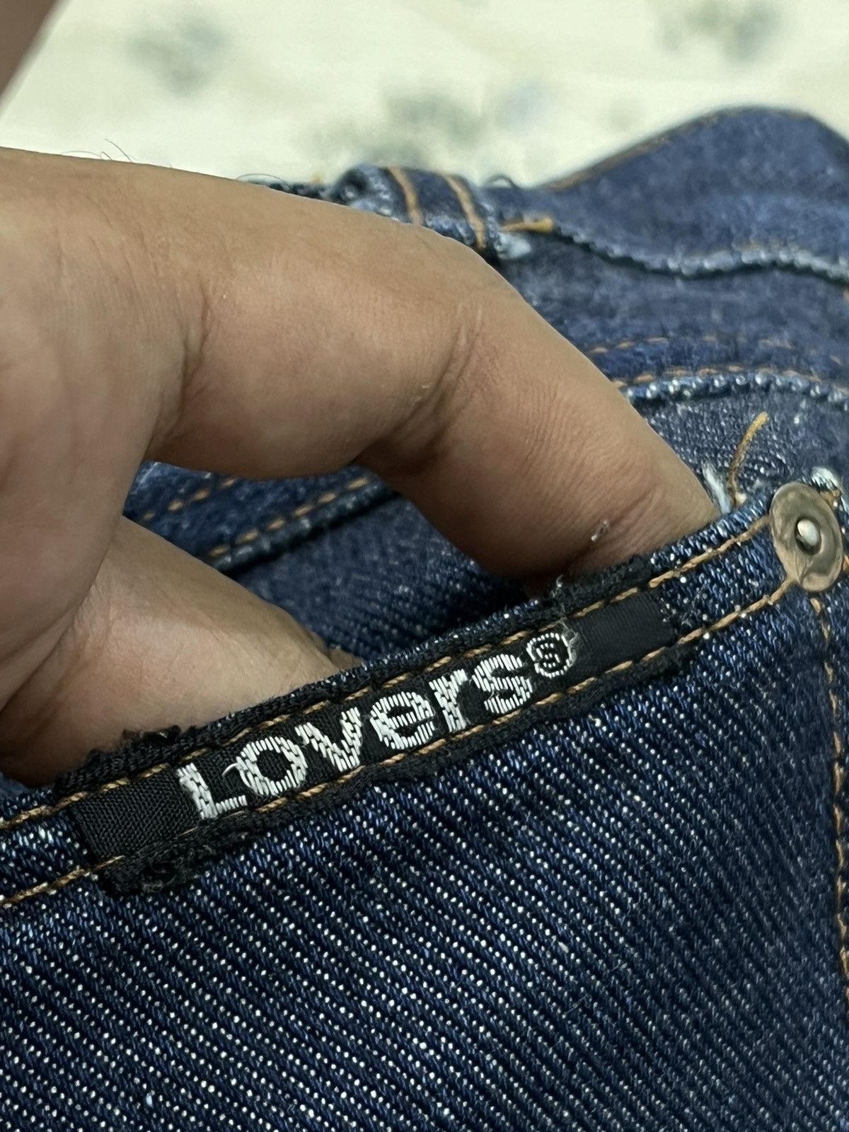 Japanese Brand (A123). SUPER LOVERS ROCK JAPANESE HYPEBEAST DENIM Size US 28 / EU 44 - 6 Thumbnail