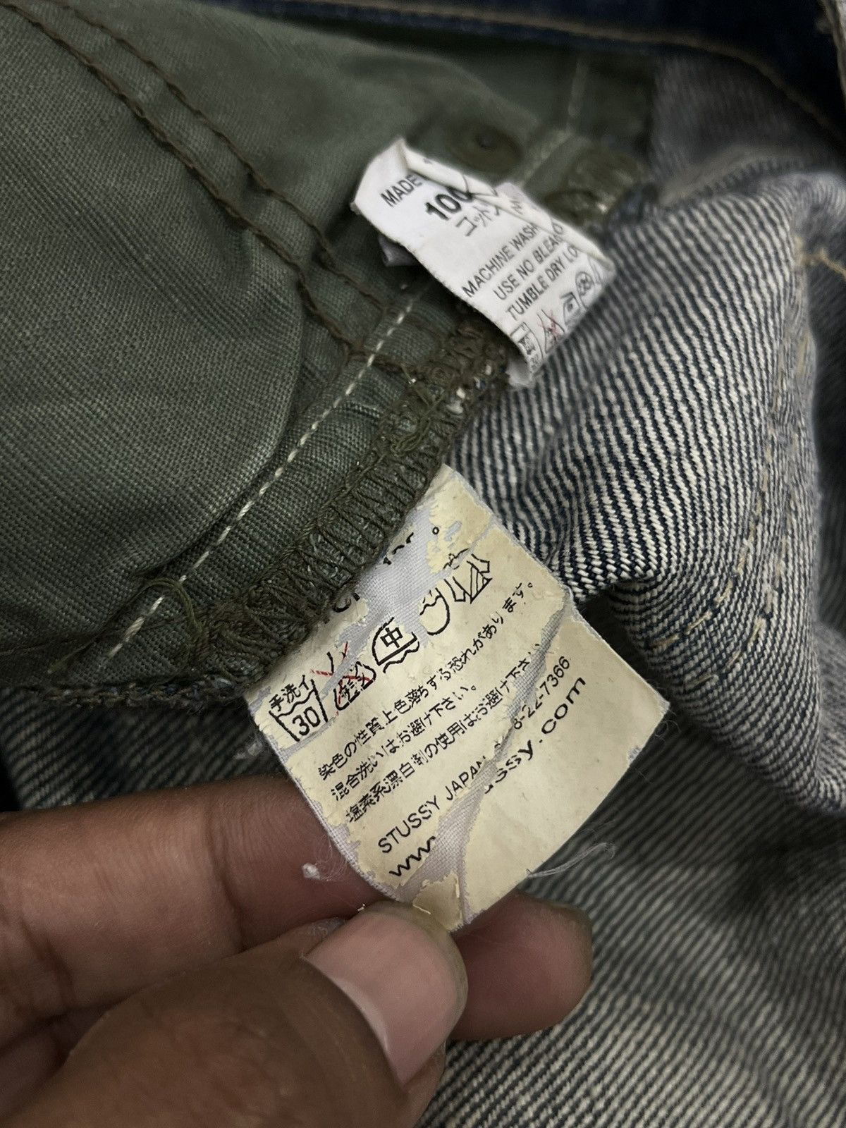 Stussy L. VINTAGE STUSSY HYPEBEAST DENIM Size US 31 - 8 Thumbnail