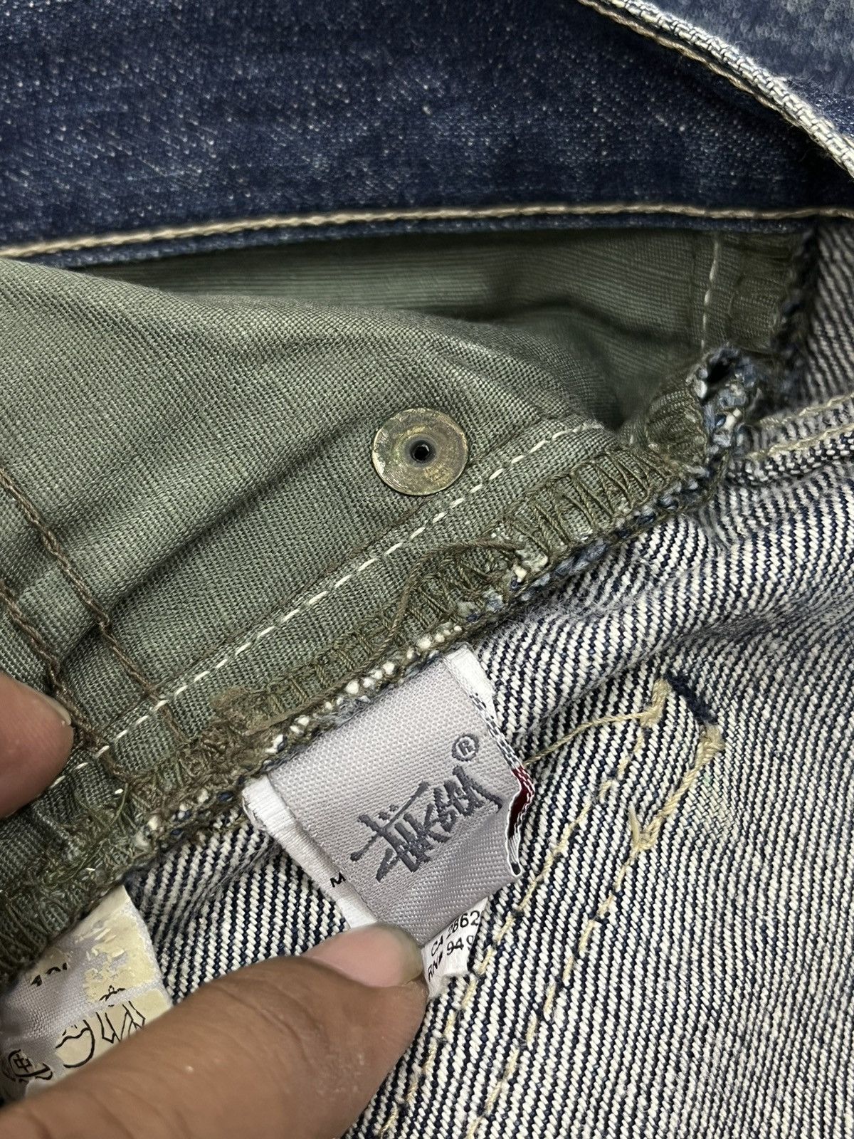 Stussy L. VINTAGE STUSSY HYPEBEAST DENIM Size US 31 - 10 Thumbnail