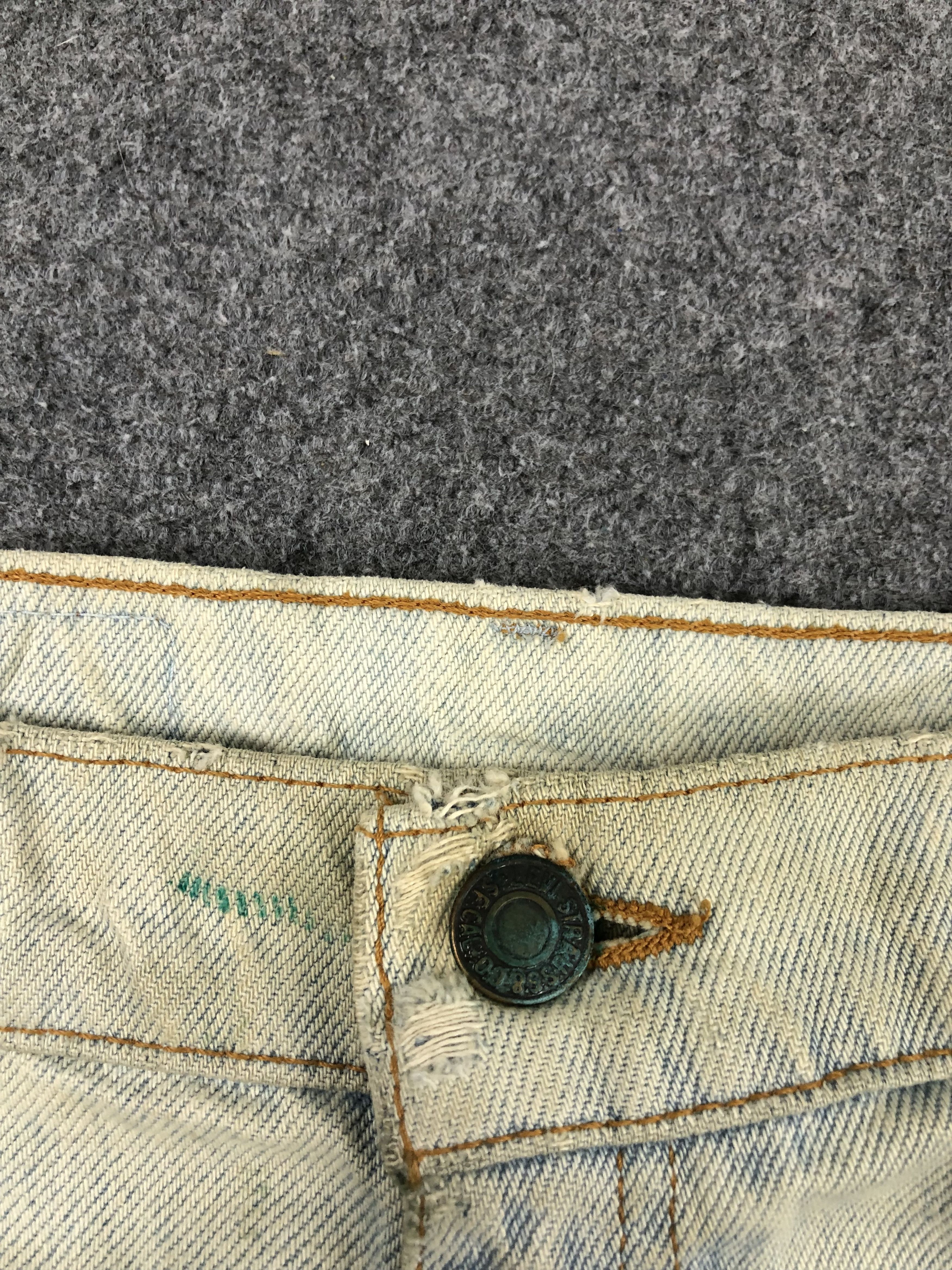Levi's × Vintage Vintage 90s Levis 551 Tapered Leg Jeans DP1449 Size US 30 / EU 46 - 10 Thumbnail