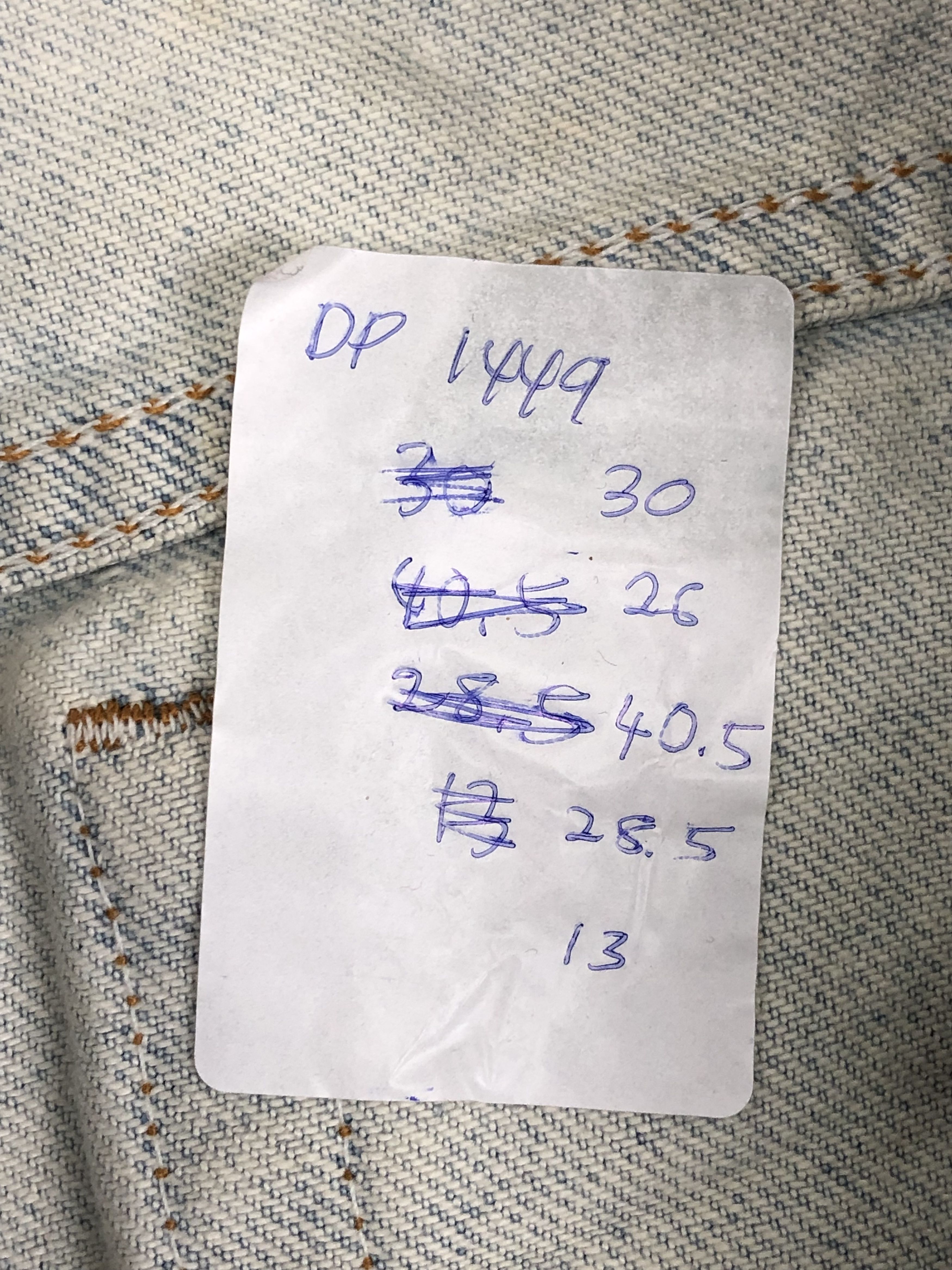 Levi's × Vintage Vintage 90s Levis 551 Tapered Leg Jeans DP1449 Size US 30 / EU 46 - 13 Thumbnail