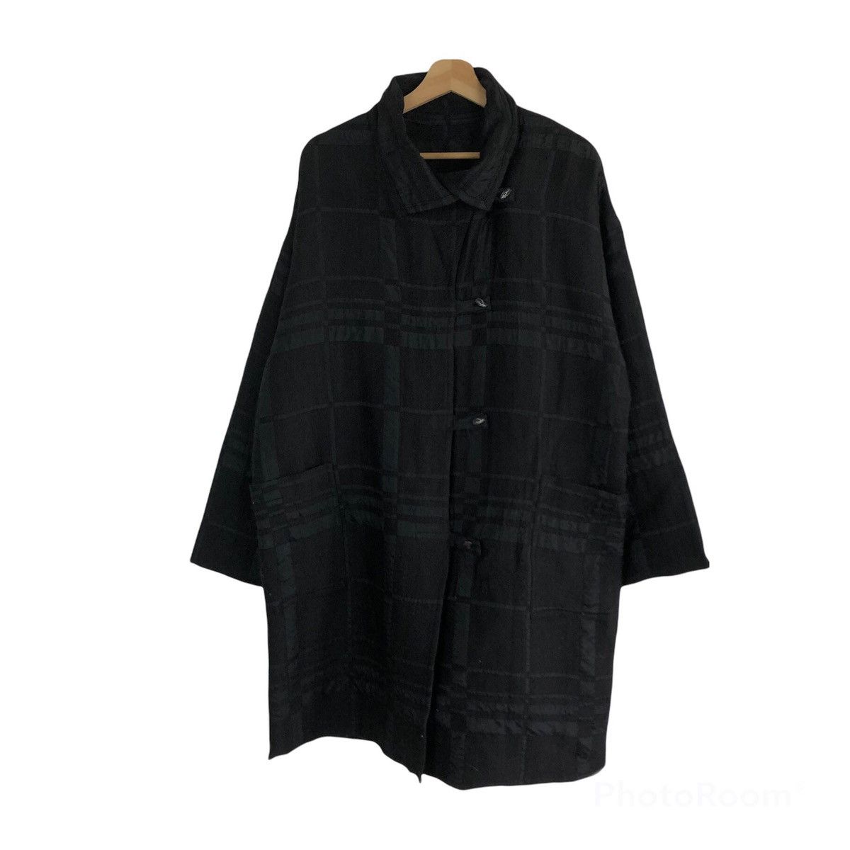 Japanese Brand LONG JACKET SOUPLE PATCH WORK ULTIMATE BLACK INSPIRED BY YS Size US L / EU 52-54 / 3 - 1 Thumbnail