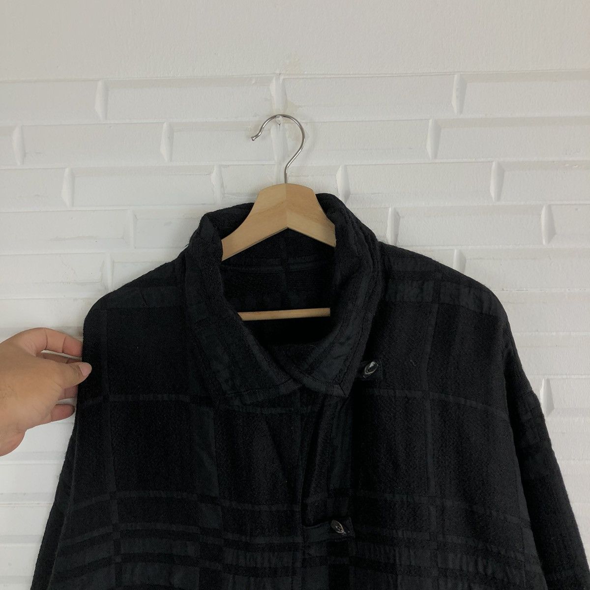 Japanese Brand LONG JACKET SOUPLE PATCH WORK ULTIMATE BLACK INSPIRED BY YS Size US L / EU 52-54 / 3 - 4 Thumbnail