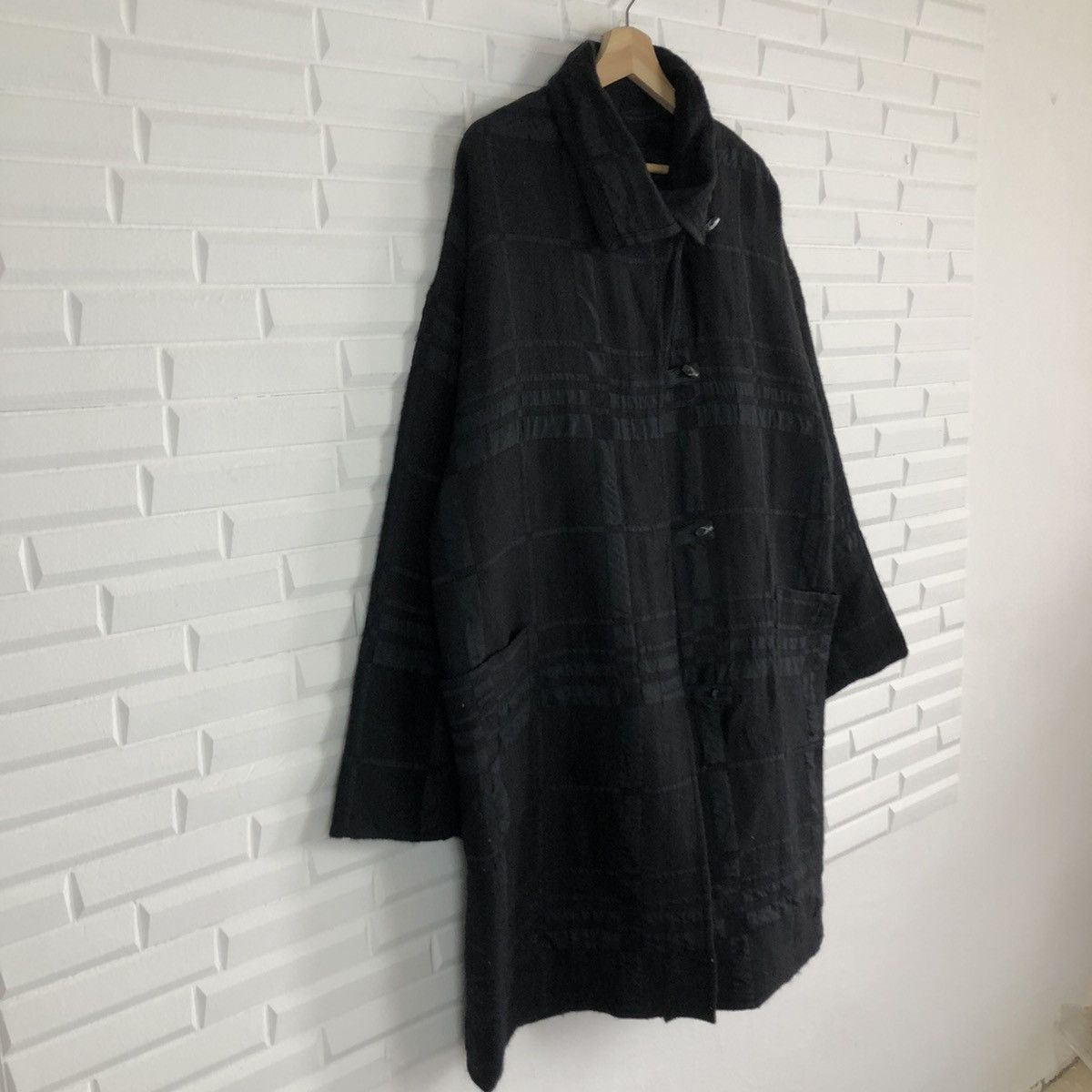 Japanese Brand LONG JACKET SOUPLE PATCH WORK ULTIMATE BLACK INSPIRED BY YS Size US L / EU 52-54 / 3 - 3 Thumbnail
