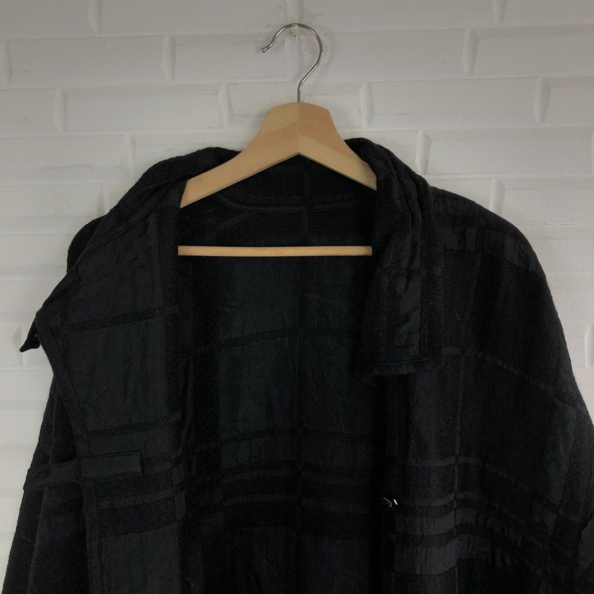 Japanese Brand LONG JACKET SOUPLE PATCH WORK ULTIMATE BLACK INSPIRED BY YS Size US L / EU 52-54 / 3 - 8 Thumbnail