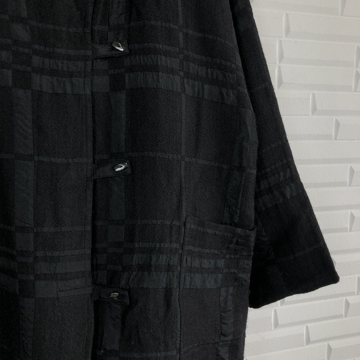 Japanese Brand LONG JACKET SOUPLE PATCH WORK ULTIMATE BLACK INSPIRED BY YS Size US L / EU 52-54 / 3 - 5 Thumbnail
