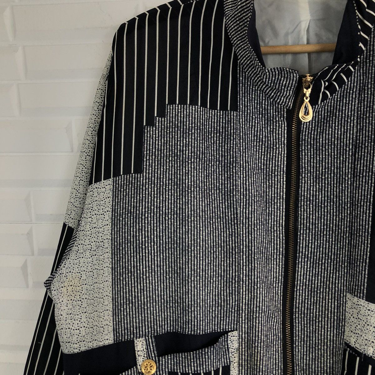 Japanese Brand BRIDGE HIGH MA-1 DESIGN JACKET INSPIRED BY ISSEY MIYAKE Size US L / EU 52-54 / 3 - 4 Thumbnail