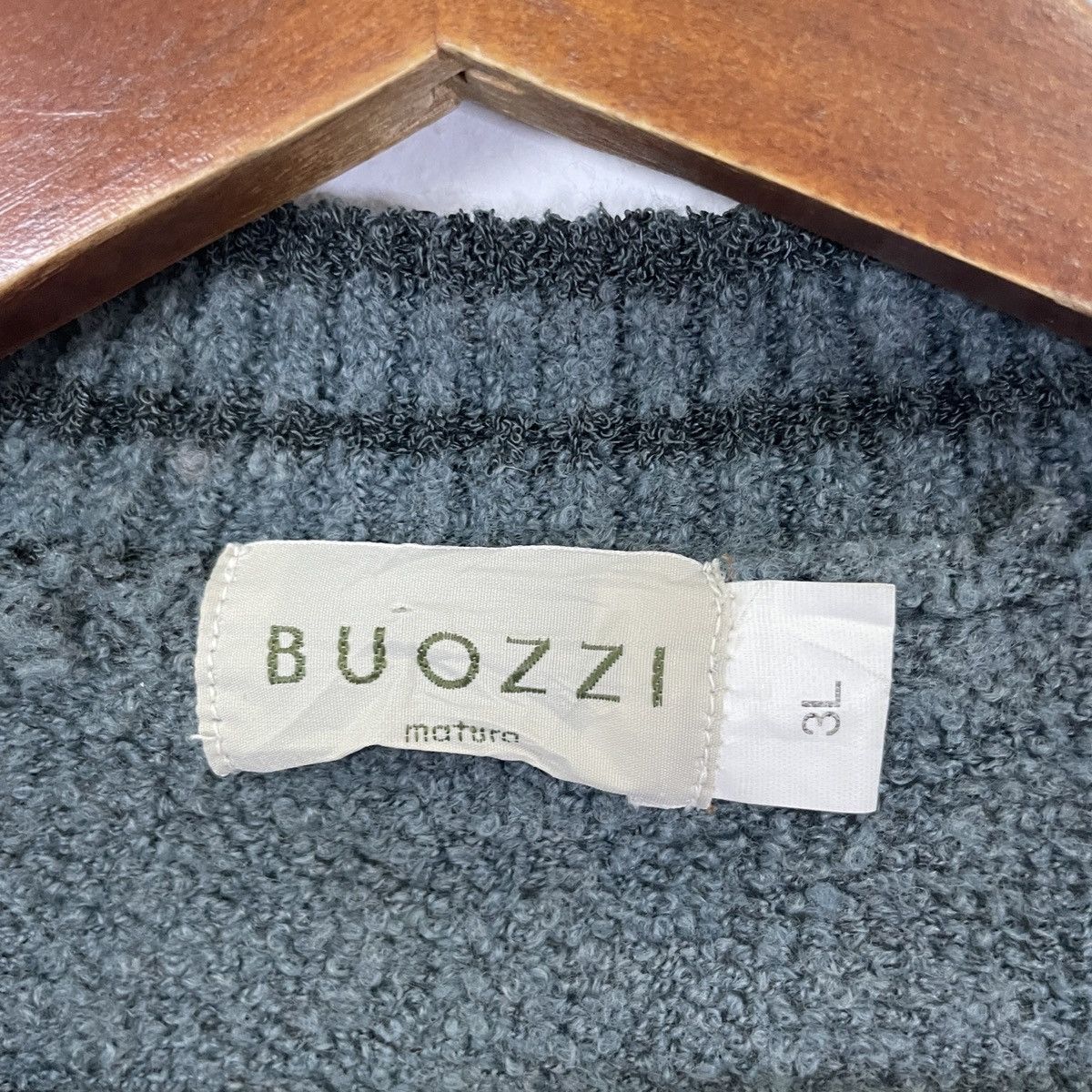 Aran Isles Knitwear × Other Vintage Buozzi Art Cardingan Knitwear Size US XL / EU 56 / 4 - 5 Thumbnail