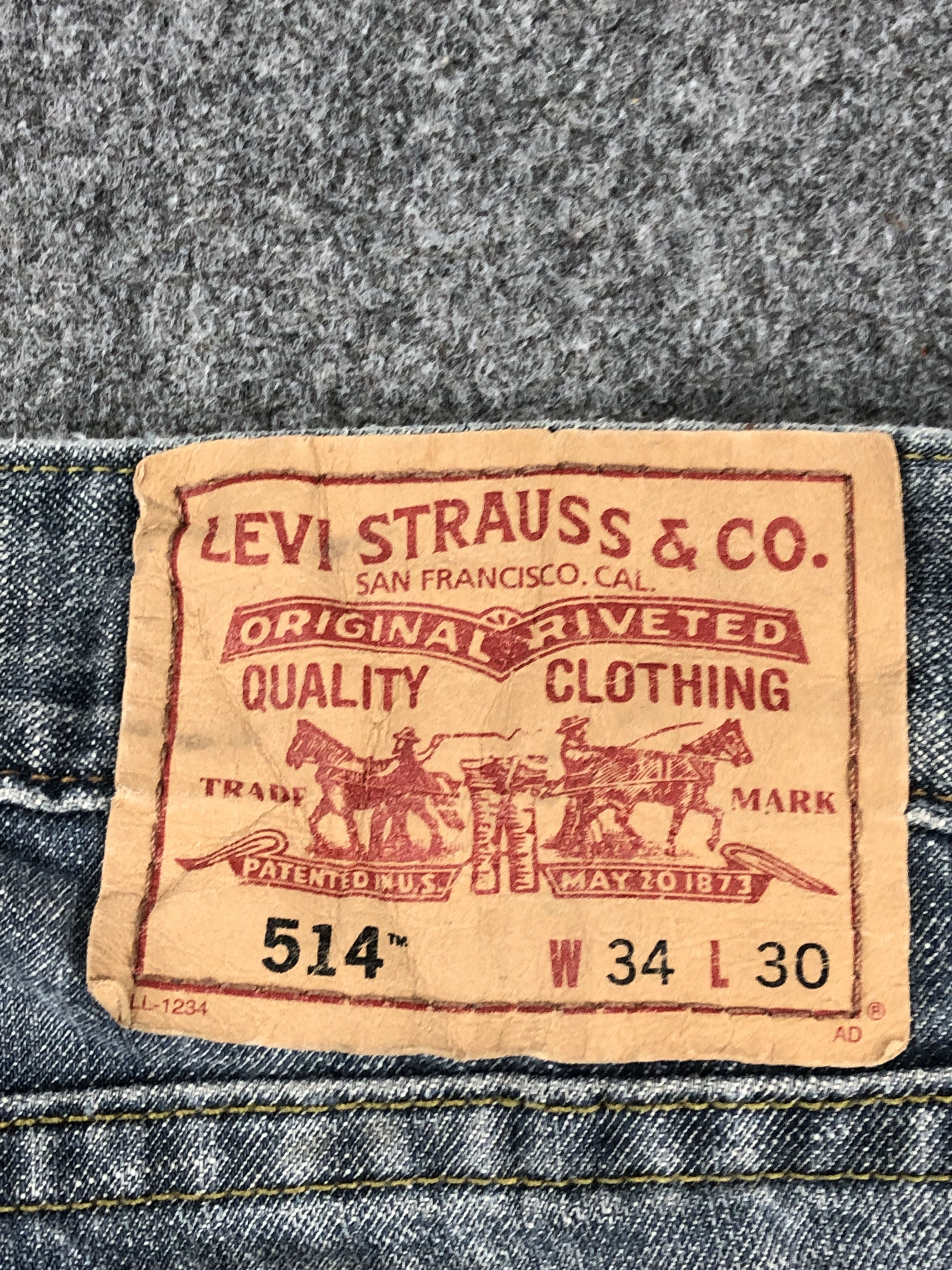 Levi's Vintage Levis 514 Faded Blue Jeans DP1450 Size US 34 / EU 50 - 5 Thumbnail