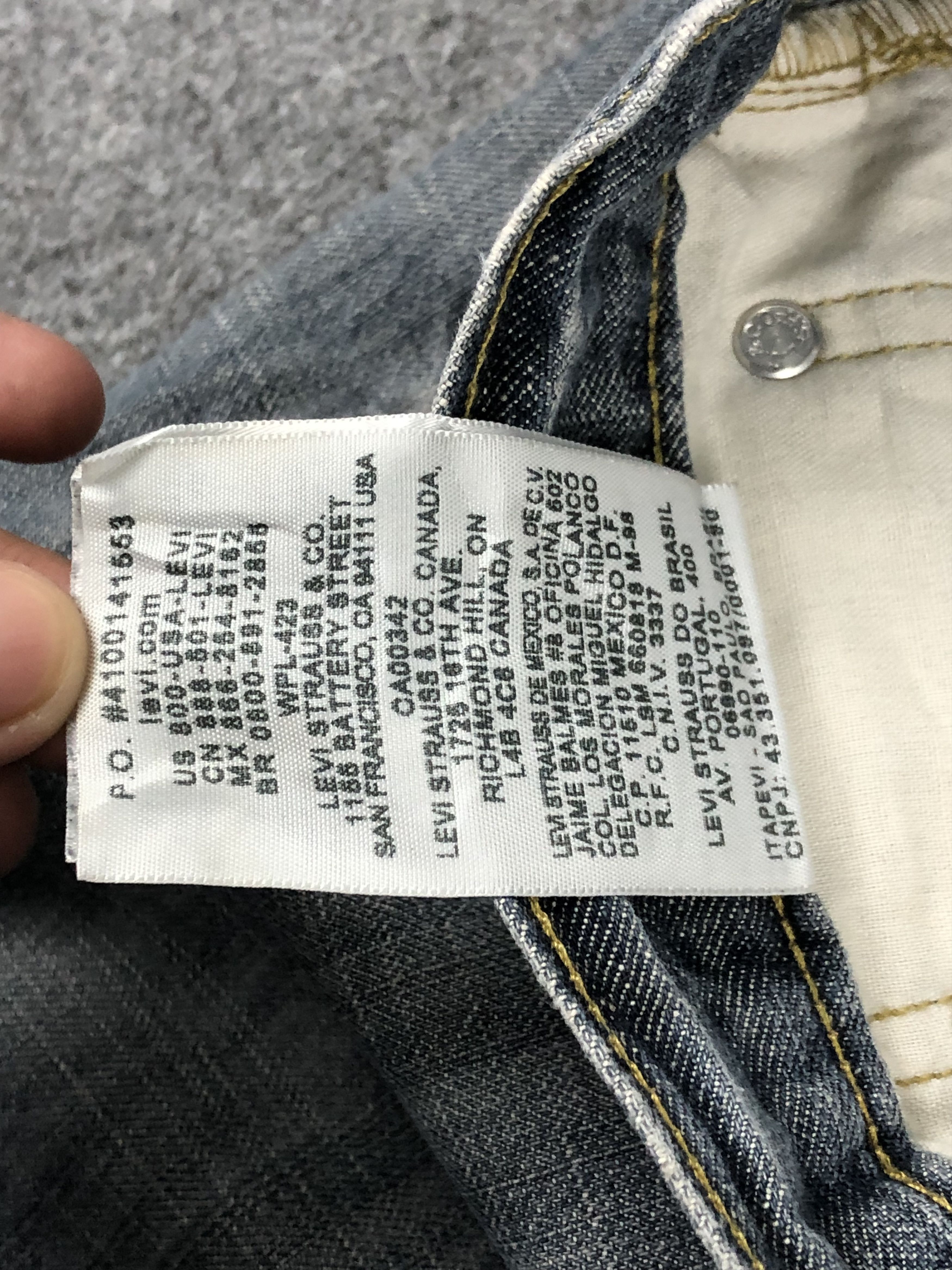 Levi's Vintage Levis 514 Faded Blue Jeans DP1450 Size US 34 / EU 50 - 9 Thumbnail