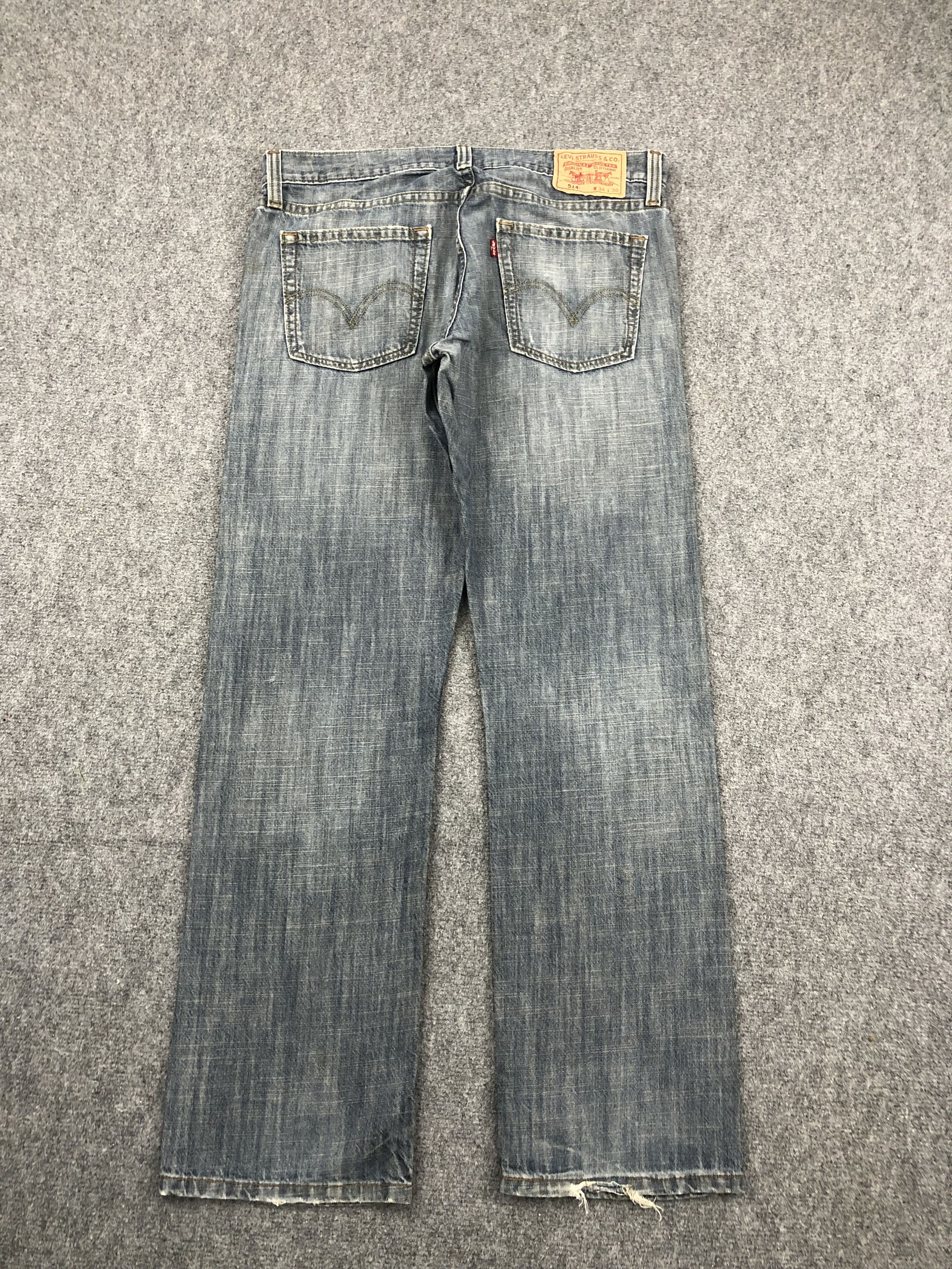 Levi's Vintage Levis 514 Faded Blue Jeans DP1450 Size US 34 / EU 50 - 3 Thumbnail