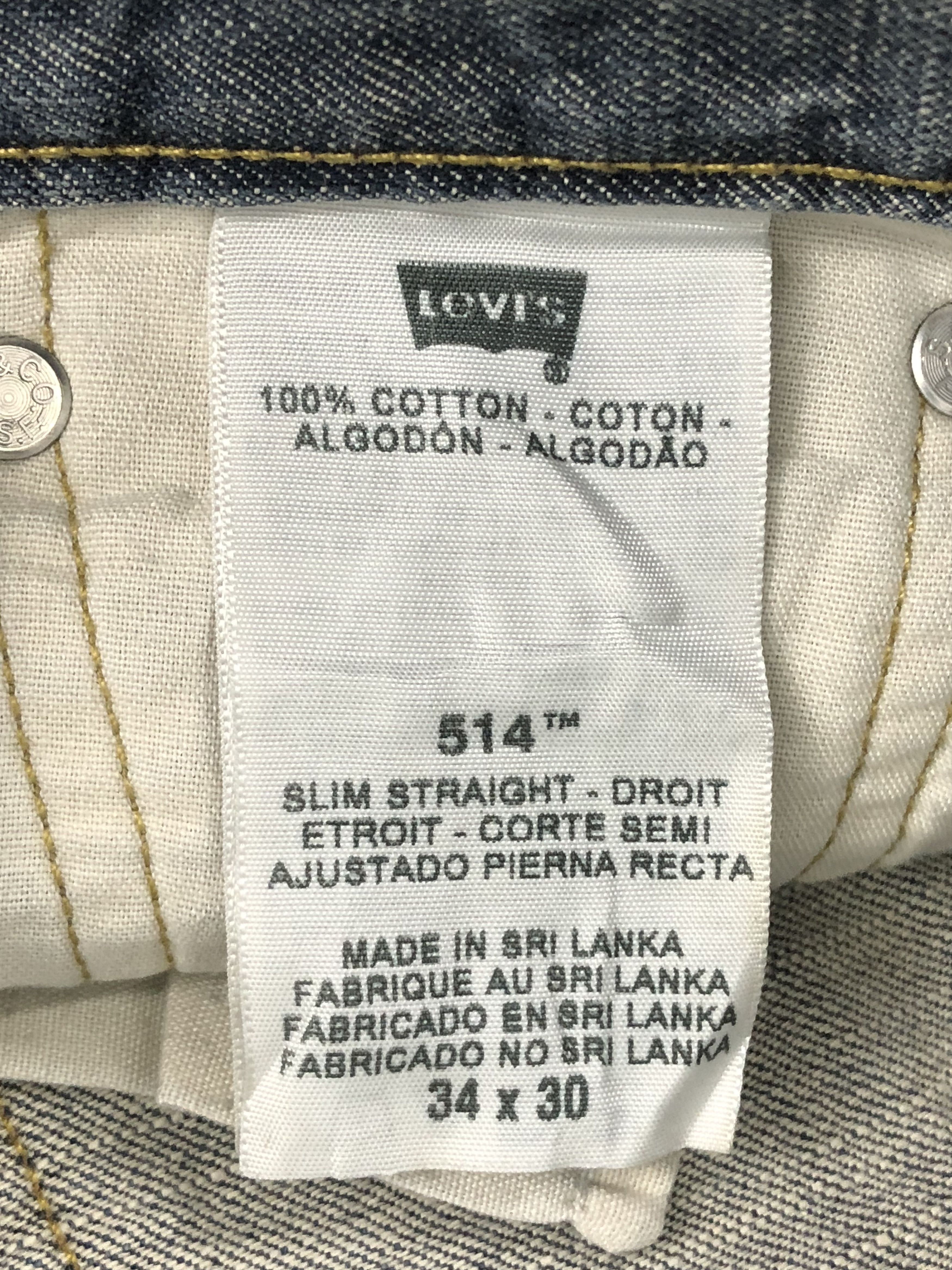 Levi's Vintage Levis 514 Faded Blue Jeans DP1450 Size US 34 / EU 50 - 7 Thumbnail