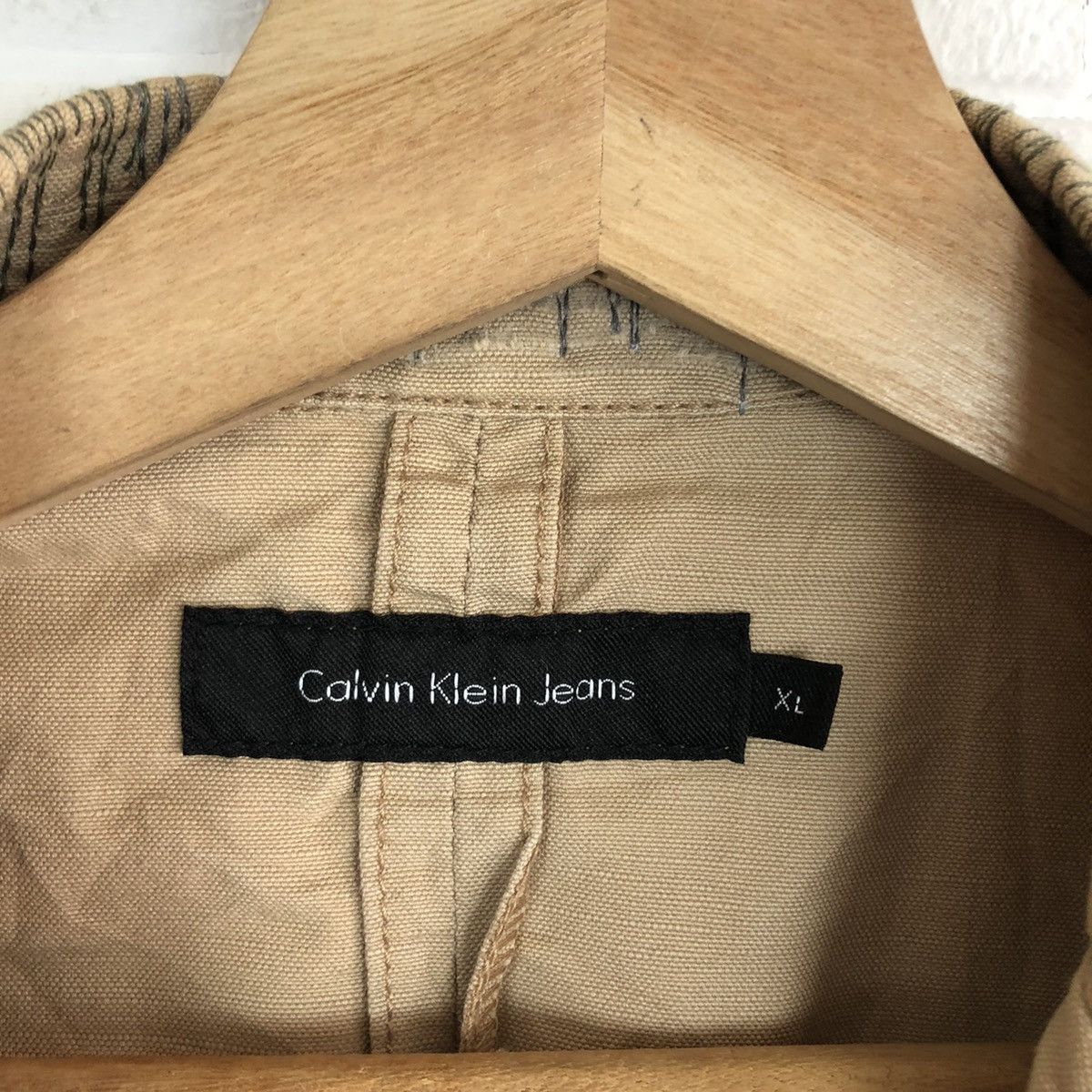 Calvin Klein CALVIN KLEIN HIKORY CHORE JACKET PATCH WORK DESIGN Size US XL / EU 56 / 4 - 11 Thumbnail