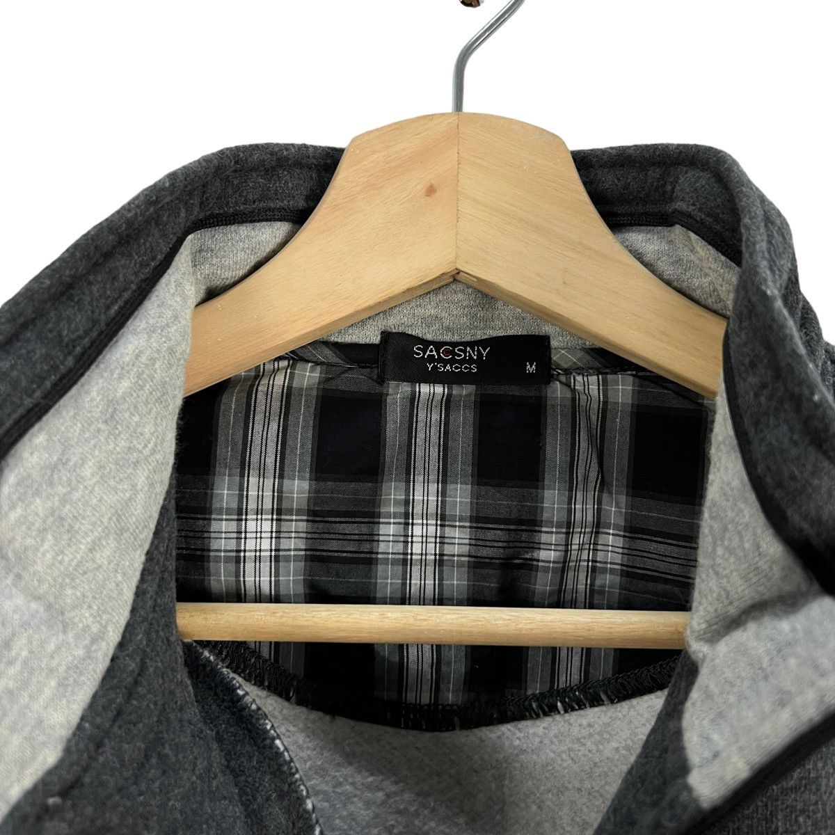 Yohji Yamamoto YOHJI YAMAMOTO BY SACSNY Y'SACCS COLLAR SWEATSHIRT Size US M / EU 48-50 / 2 - 9 Thumbnail