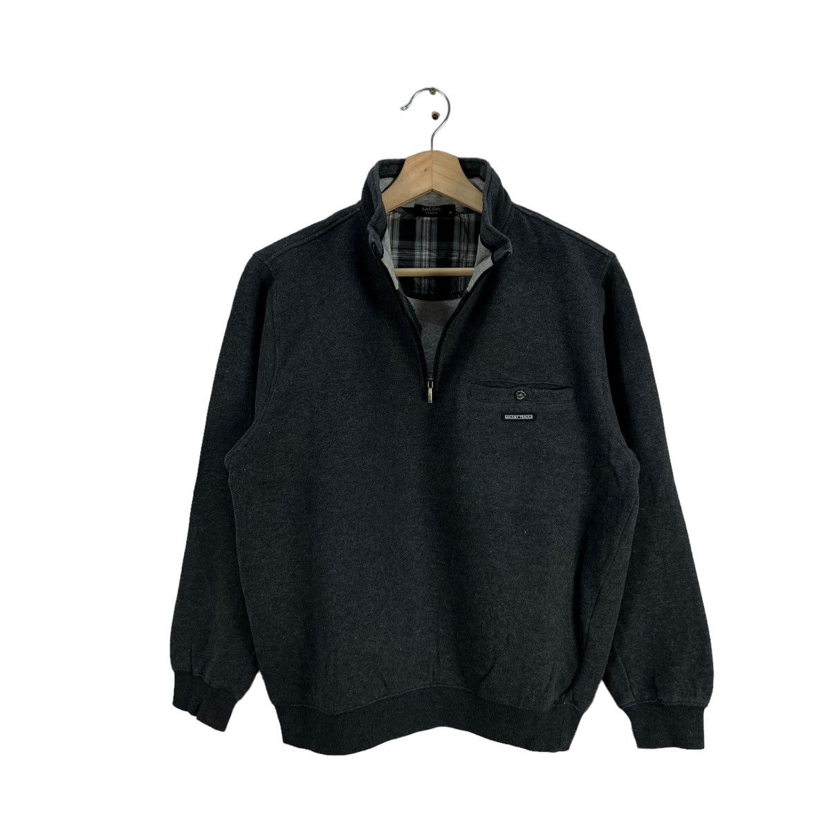 Yohji Yamamoto YOHJI YAMAMOTO BY SACSNY Y'SACCS COLLAR SWEATSHIRT Size US M / EU 48-50 / 2 - 6 Thumbnail
