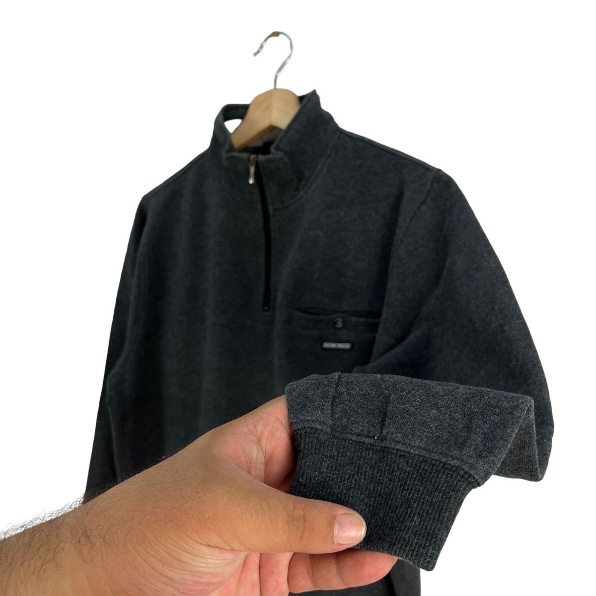 Yohji Yamamoto YOHJI YAMAMOTO BY SACSNY Y'SACCS COLLAR SWEATSHIRT Size US M / EU 48-50 / 2 - 3 Thumbnail
