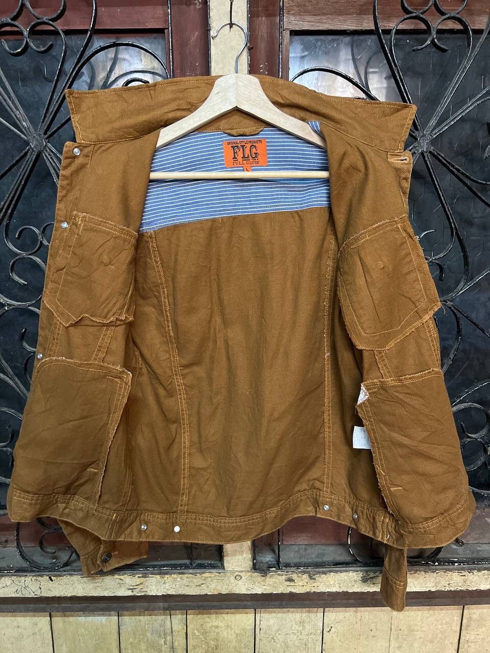 Japanese Brand FULL GLOW TRUCKER JACKET Size US L / EU 52-54 / 3 - 10 Thumbnail