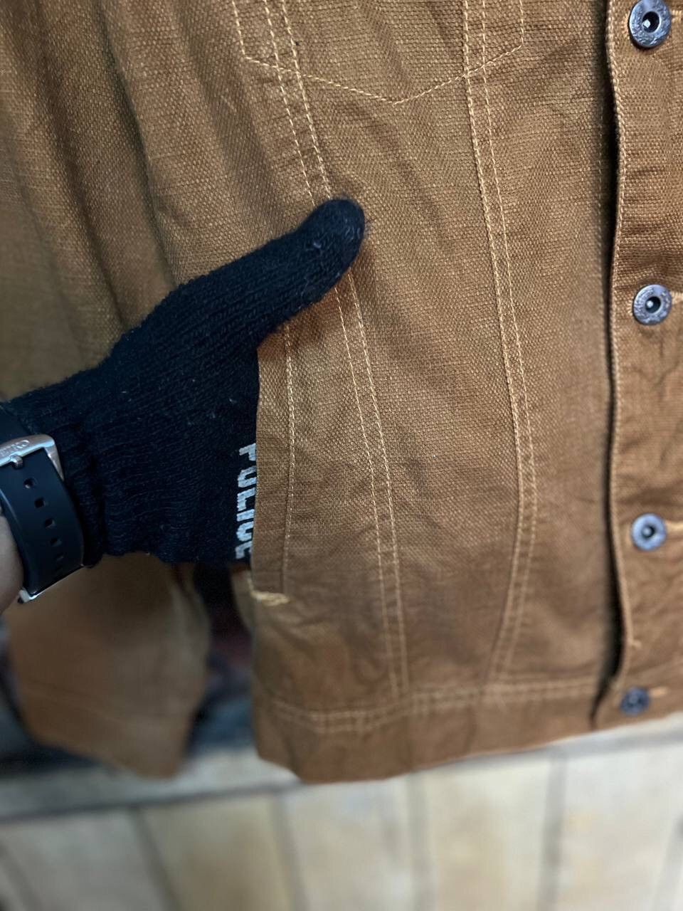 Japanese Brand FULL GLOW TRUCKER JACKET Size US L / EU 52-54 / 3 - 4 Thumbnail