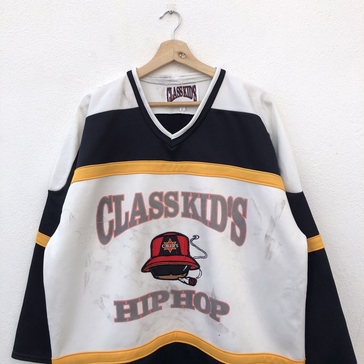 Japanese Brand CLASS KID’S HIP HOP STREET FASHION OVERSIZED BIG LOGO Size US L / EU 52-54 / 3 - 4 Thumbnail